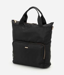 Mochila Retangular com Alça Transversal Removível