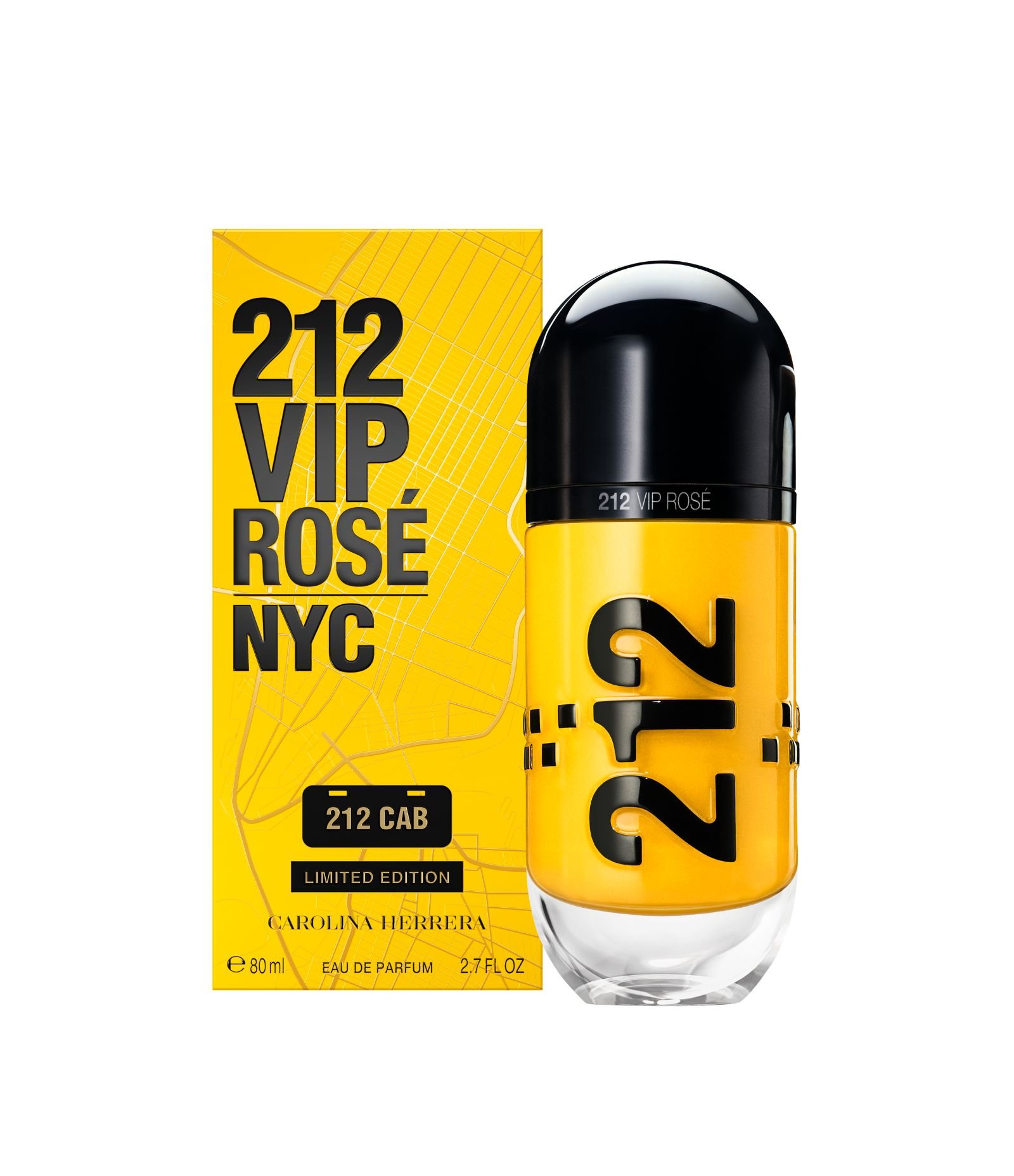 Perfume Carolina Herrera 212 VIP Rose Cab Edição Limitada EDP 80ml 2