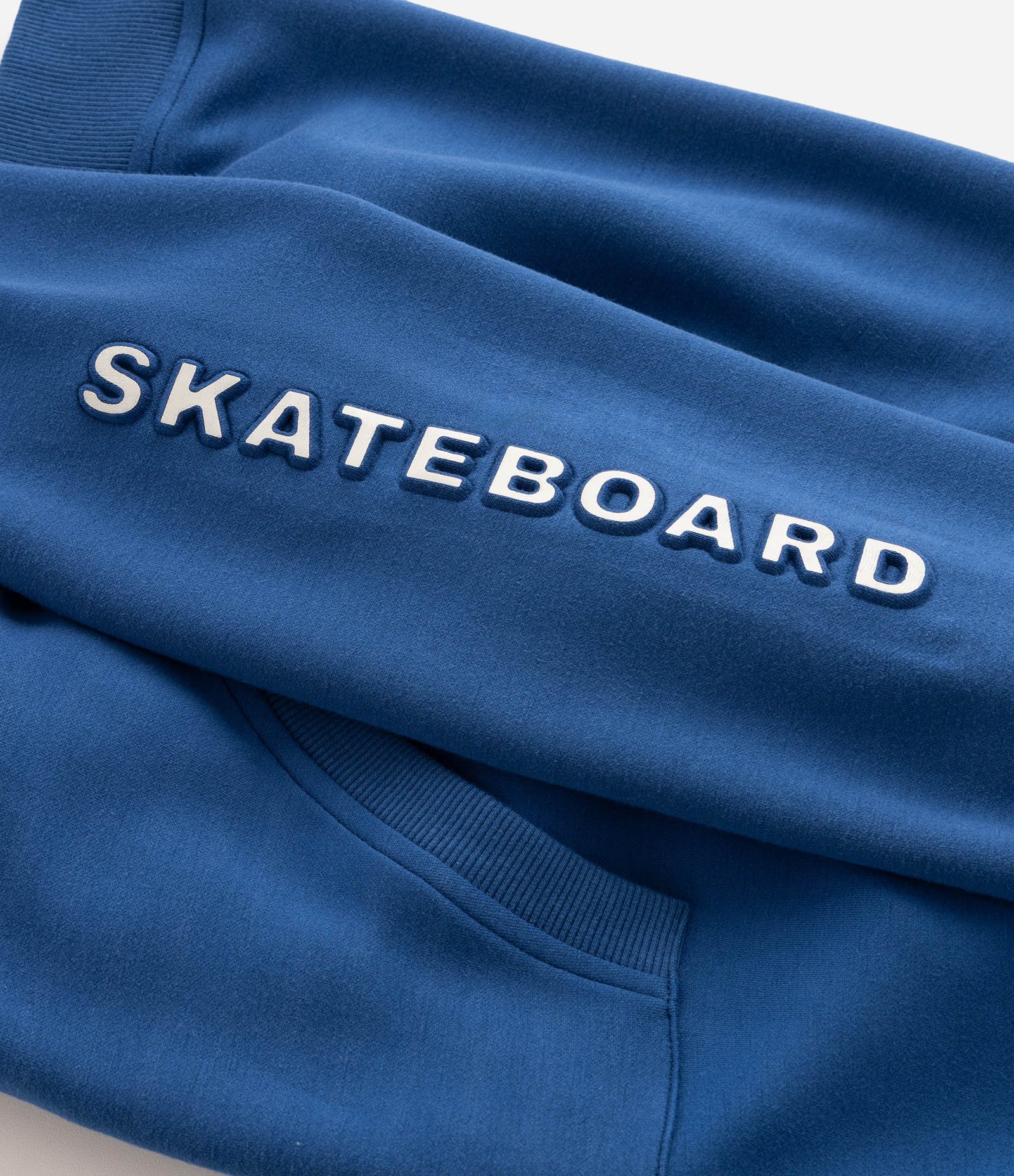 Blusão Infantil com Capuz Zíper Estampa Skate - Tam 5 a 14 Anos Azul 4