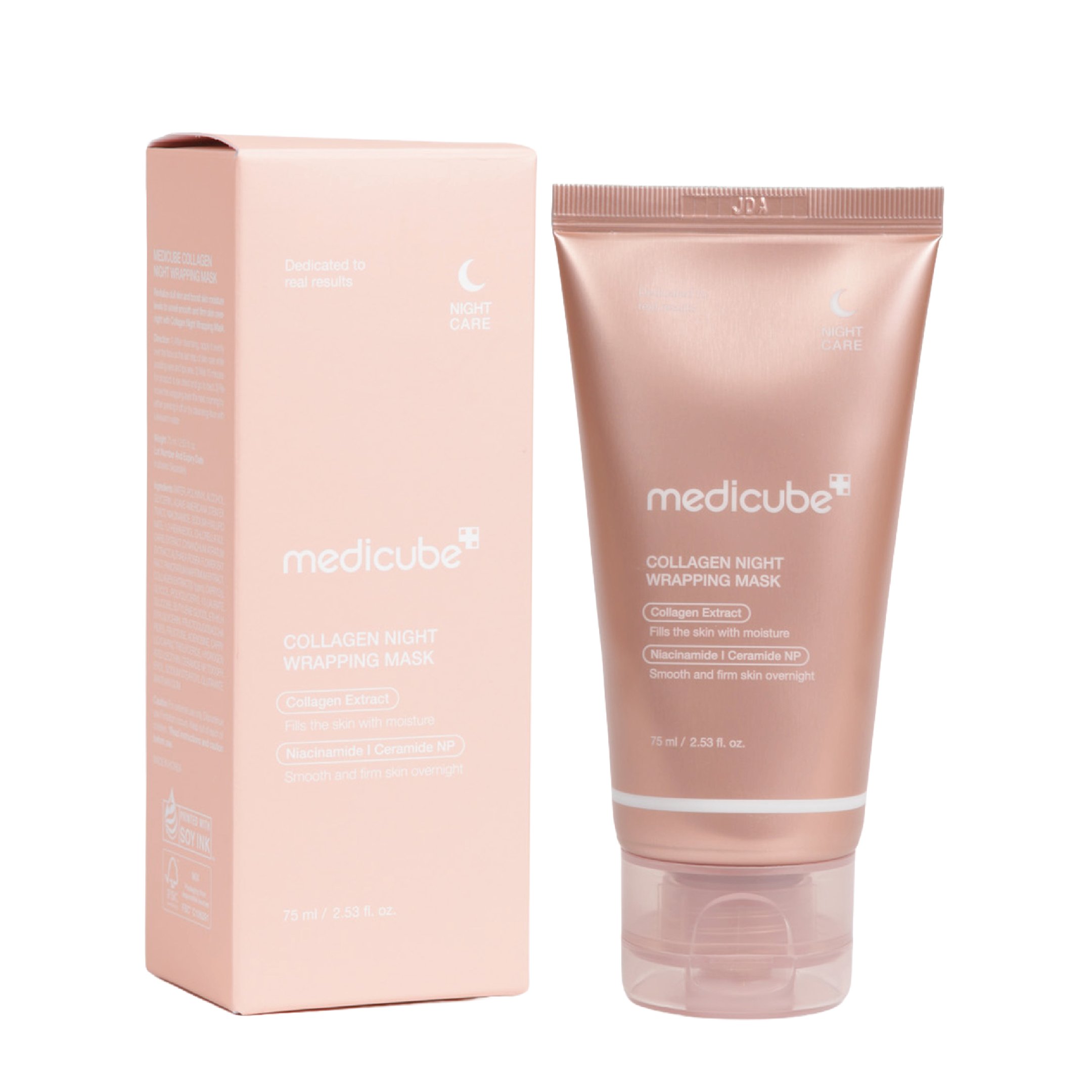 Mascara Facial Collagen Night Wrapping Mask Medicube 75ml 1