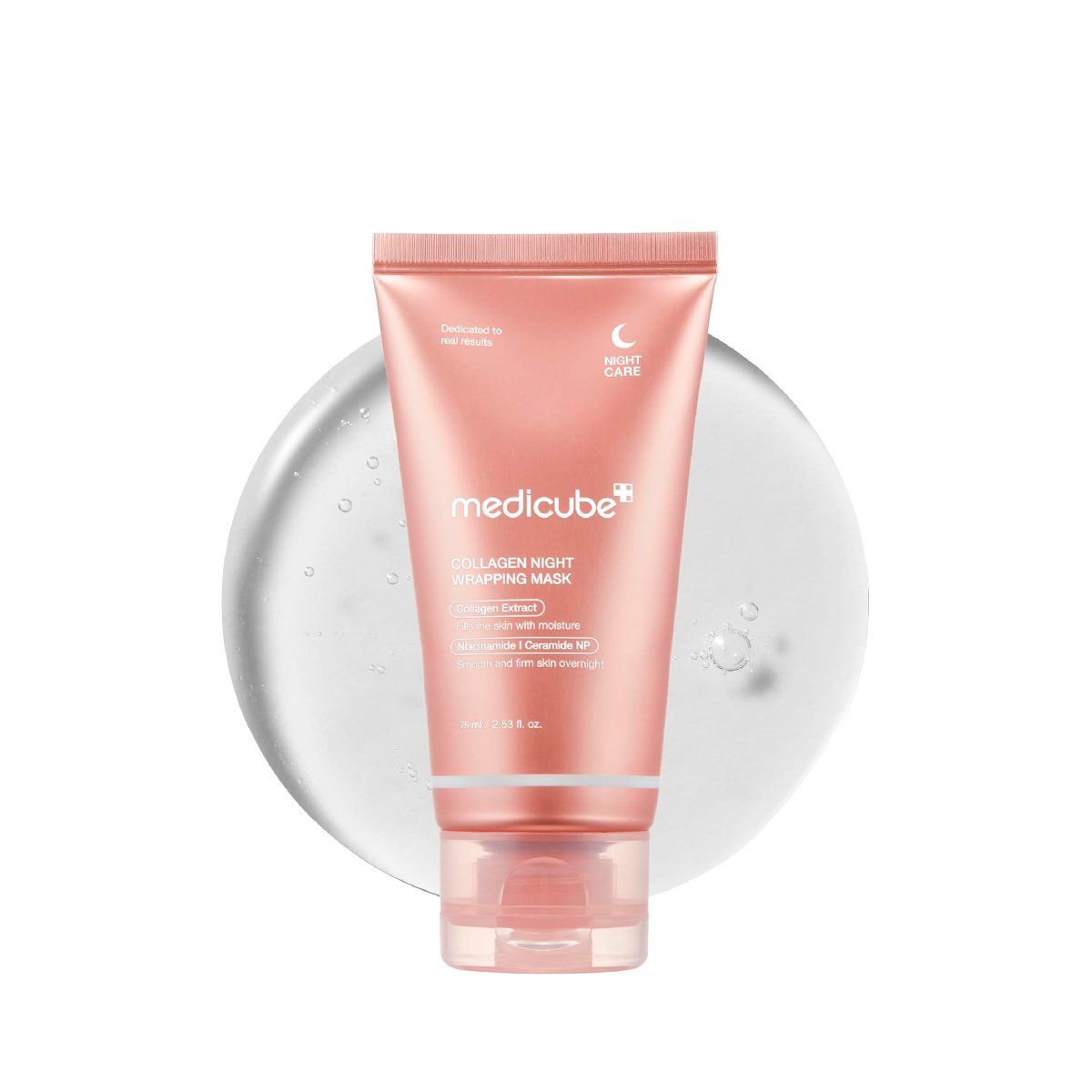 Mascara Facial Collagen Night Wrapping Mask Medicube 75ml 2