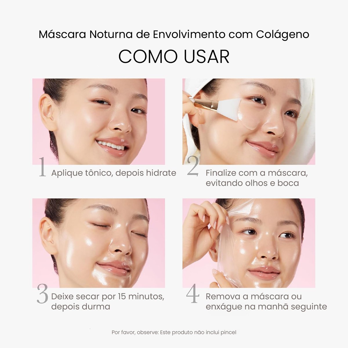 Mascara Facial Collagen Night Wrapping Mask Medicube 75ml 3