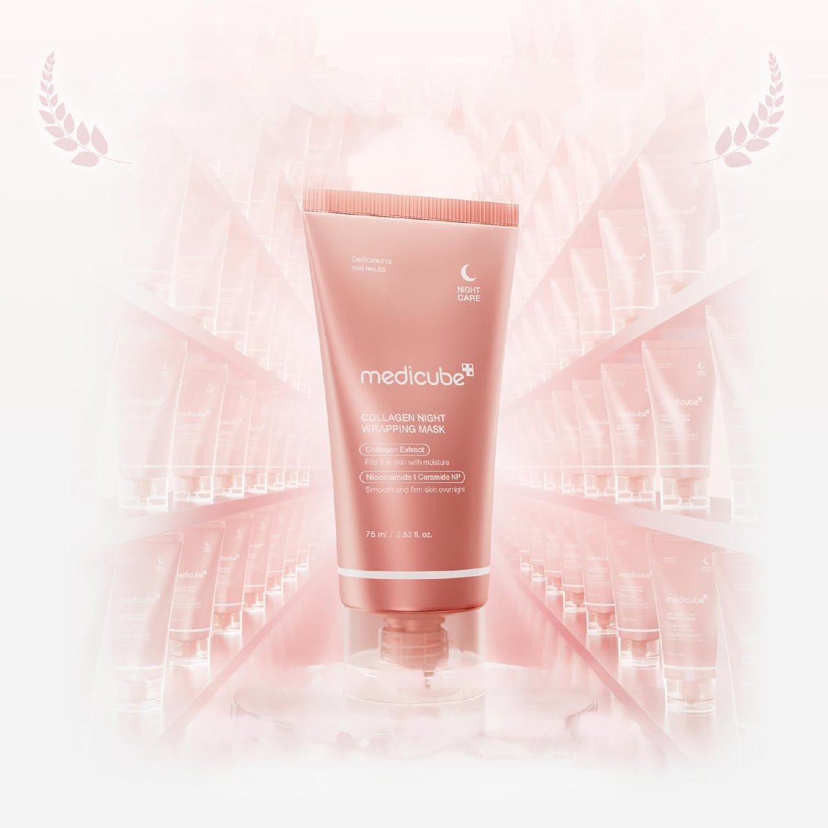 Mascara Facial Collagen Night Wrapping Mask Medicube 75ml 5
