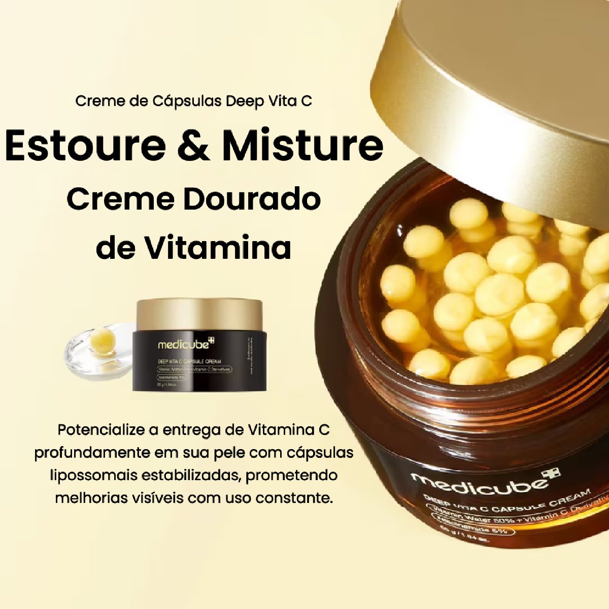 Creme Facial em Capsula Deep Vita C Capsule Cream Medicube 55g 3