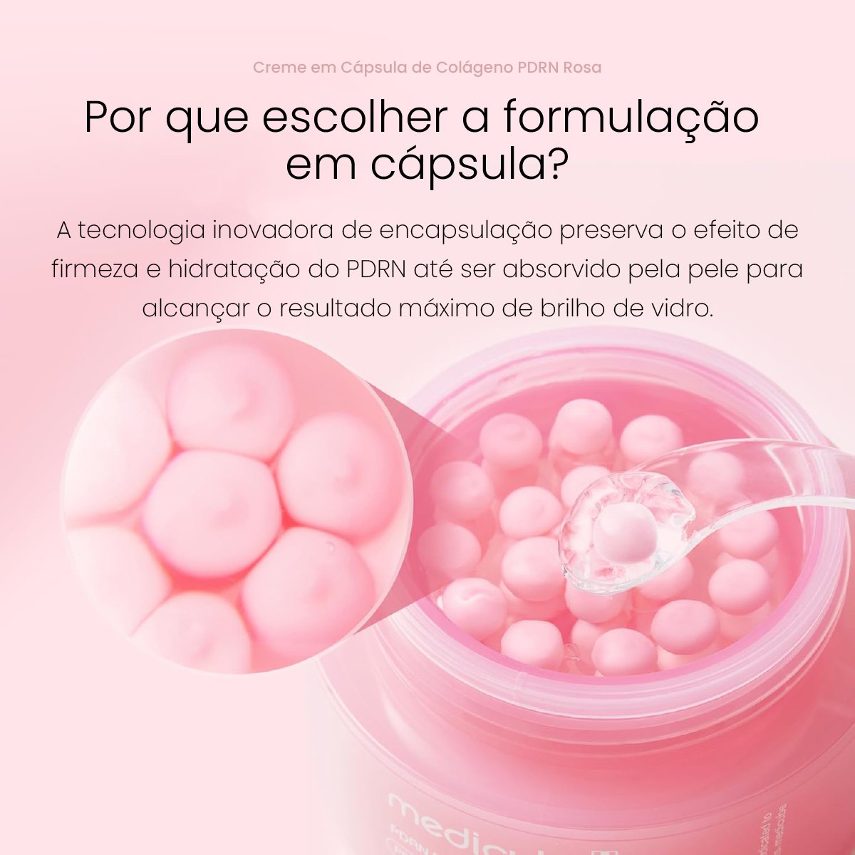 Creme Facial PDRN Pink Collagen Capsule Cream Medicube 55g 4