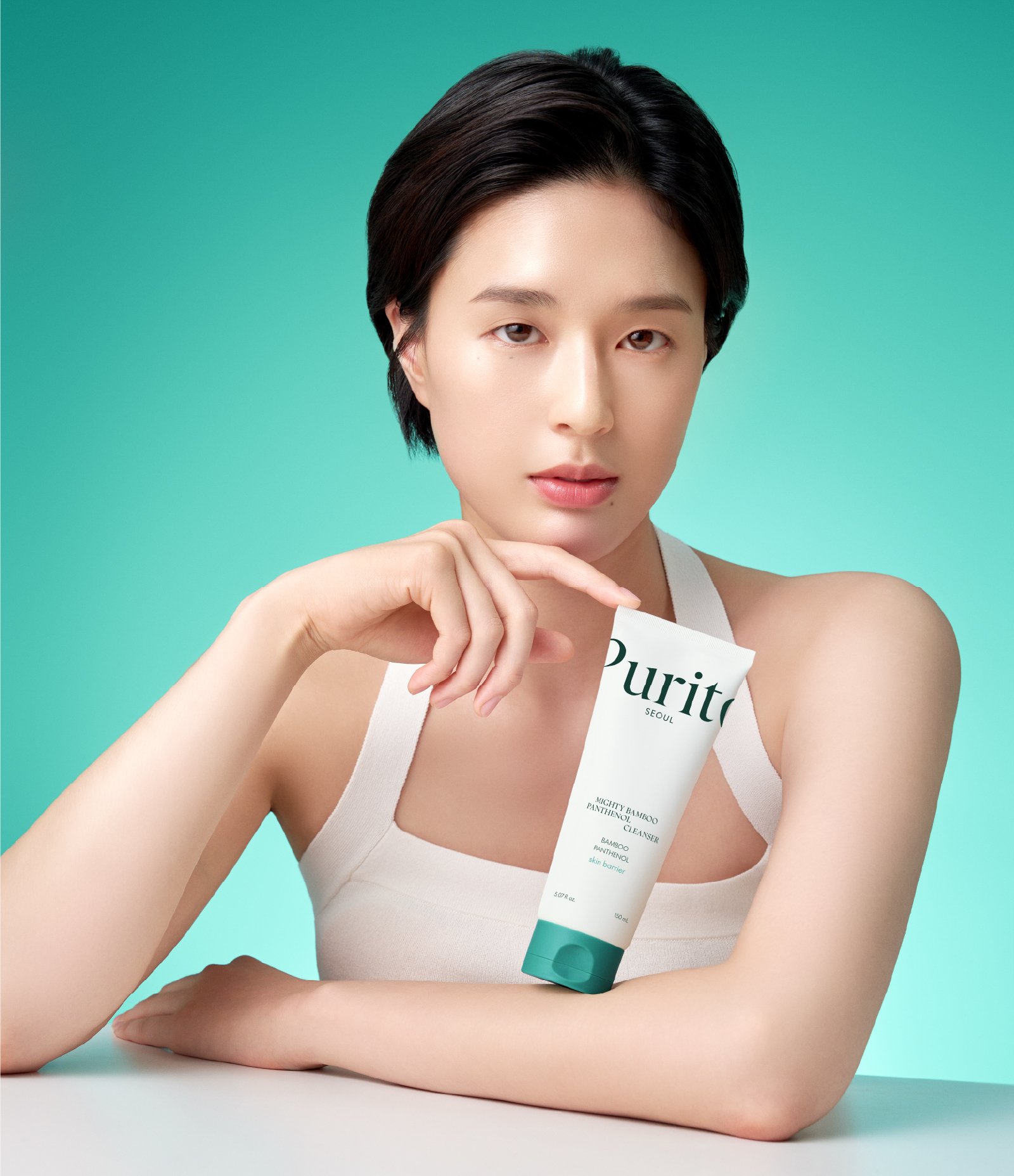 Gel de Limpeza Facial Mighty Bamboo Panthenol Cleanser Purito 150ml 4