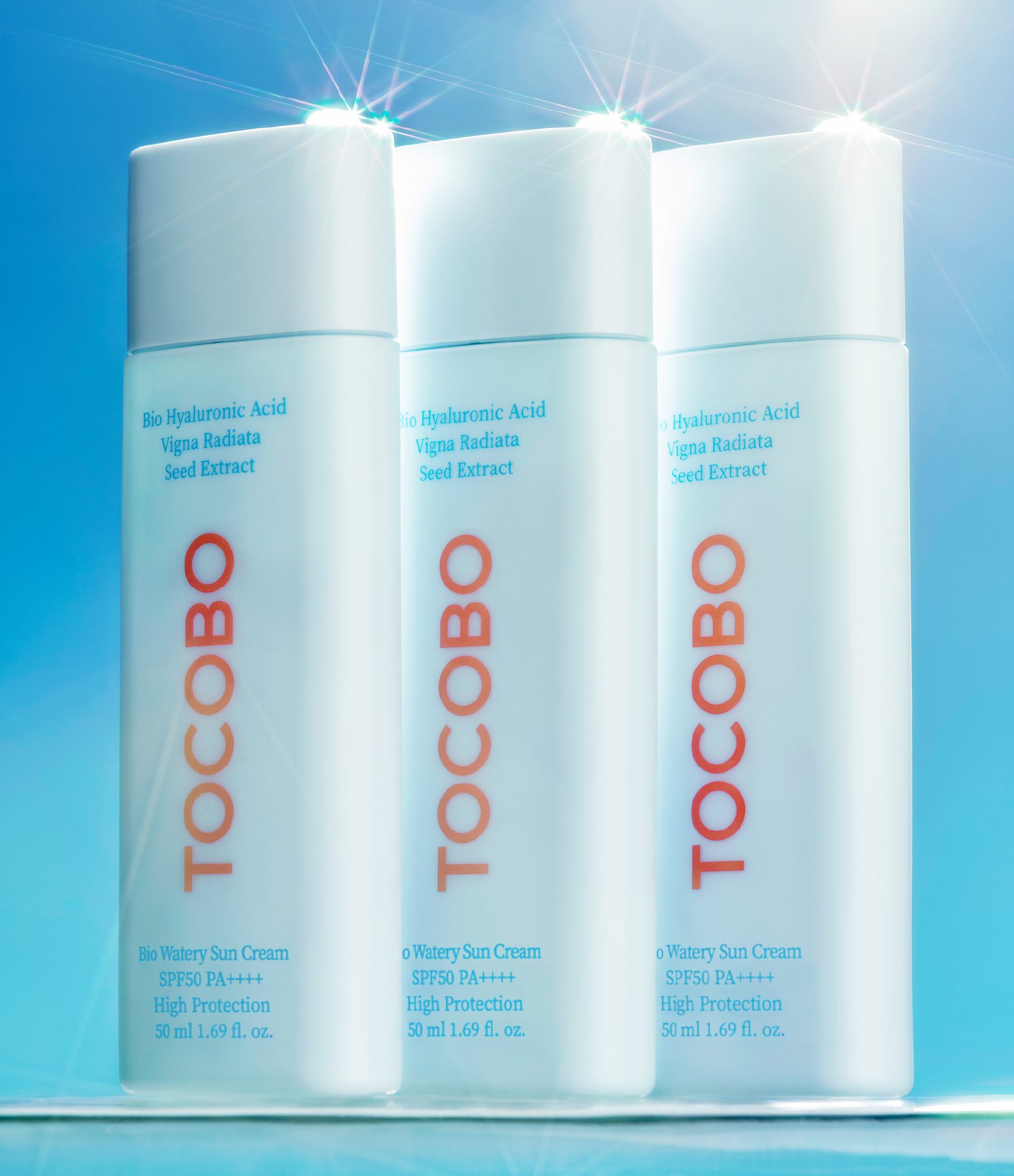 Protetor Solar Facial Bio Watery Sun Cream SPF50 PA++++ Tocobo 50ml 7