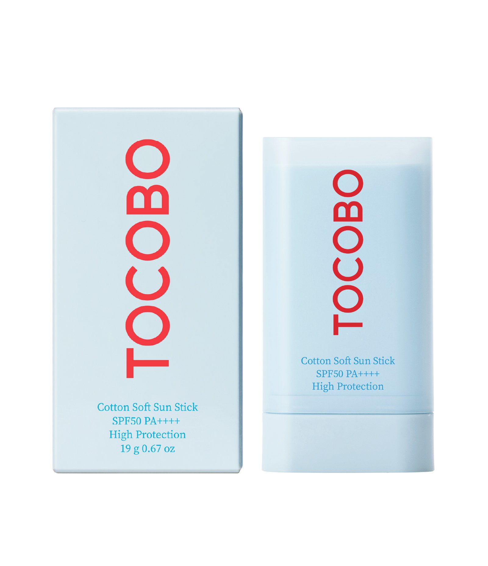 Protetor Solar em Bastão Cotton Soft Sun Stick SPF50 PA++++ Tocobo 19gr 1