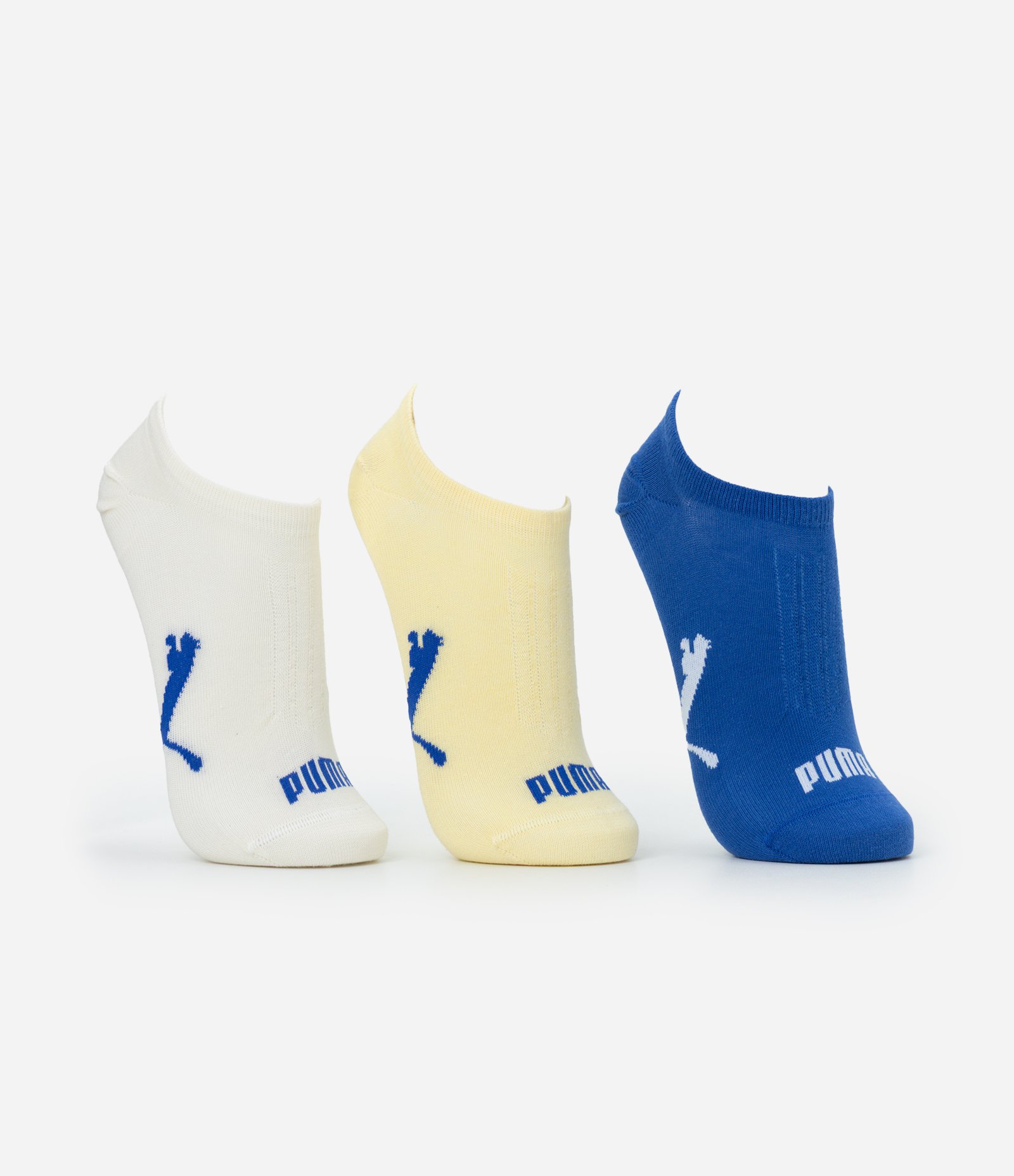 Kit 03 Pares de Meias Esportivas com Cano Invisível Puma Multicores 2