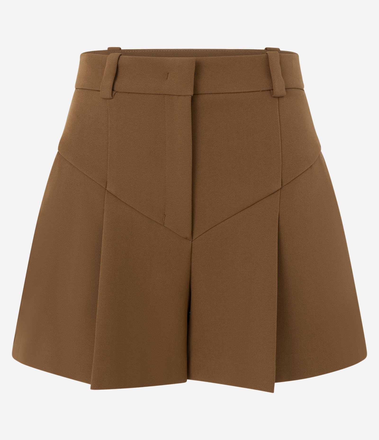 Short Alfaiatado com Pala Diferenciada Marrom 6
