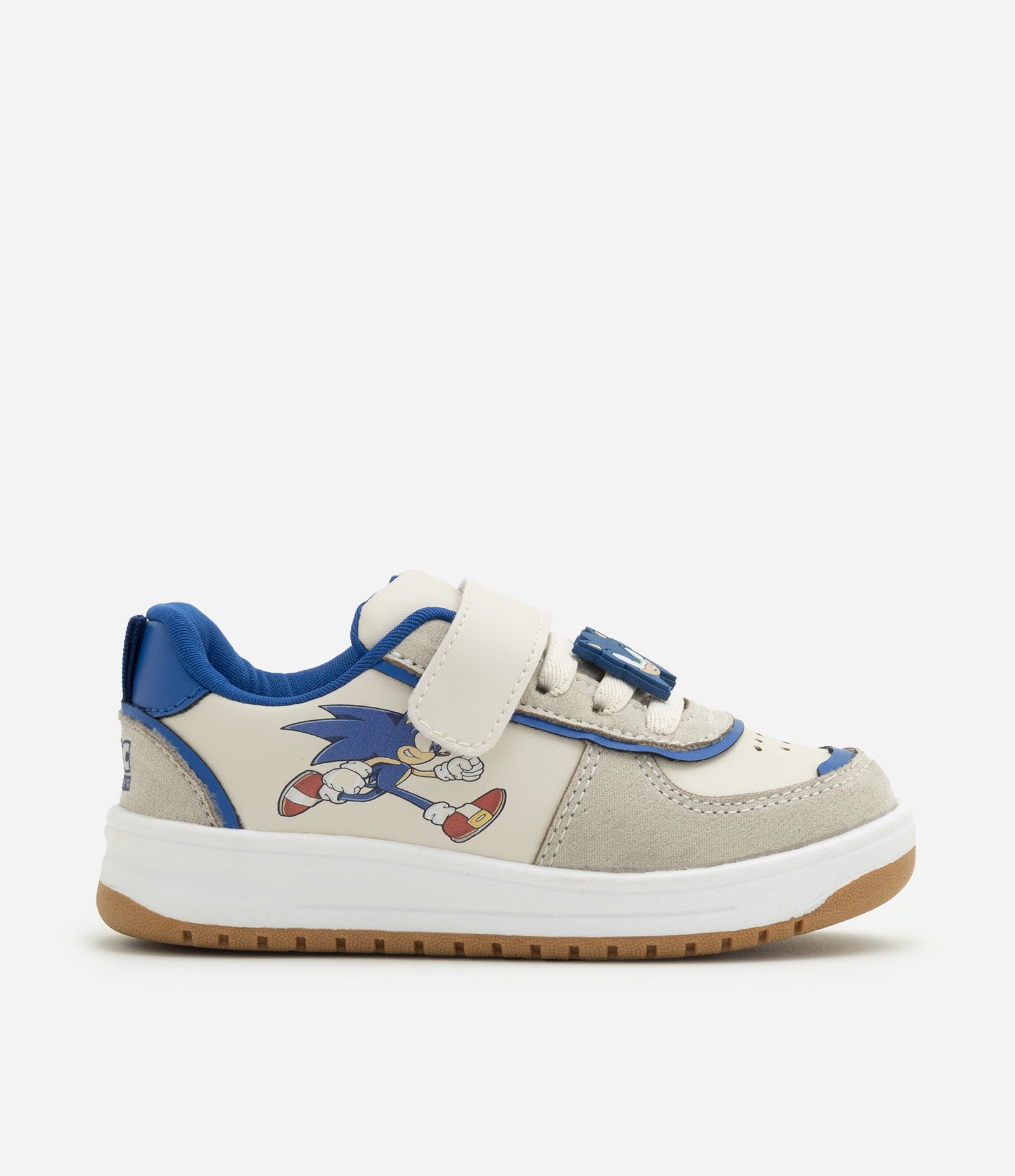 Tenis Infantil PU Casual Sonic - Tam 20 Ao 27 Off White 4