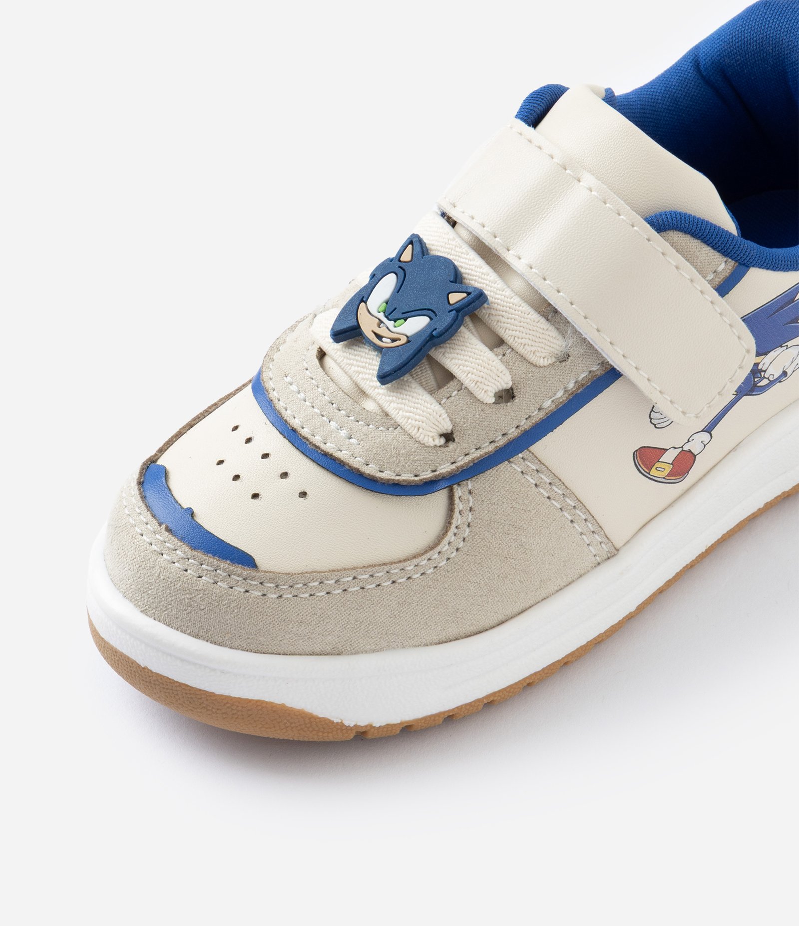 Tenis Infantil PU Casual Sonic - Tam 20 Ao 27 Off White 6