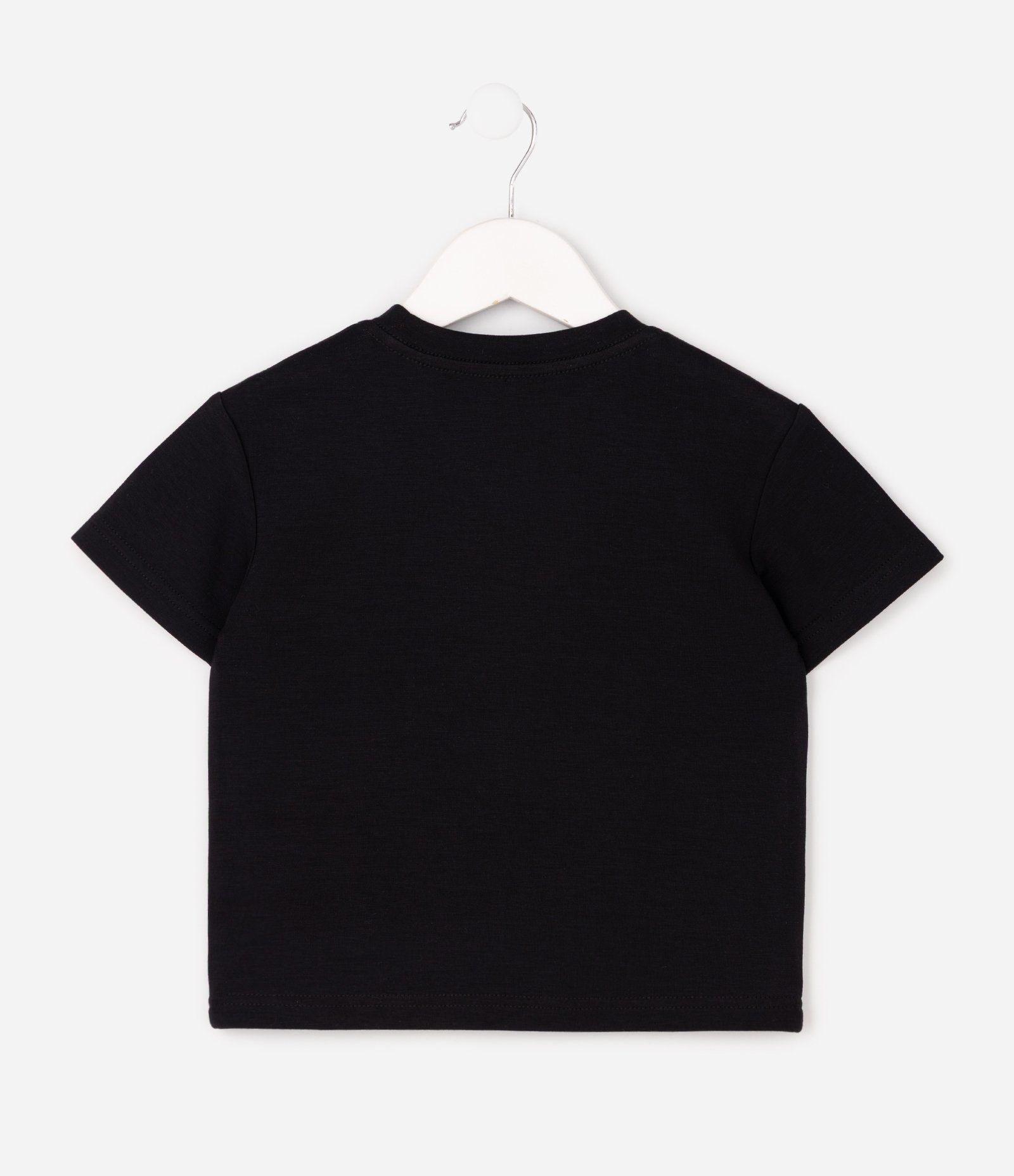 Camiseta Infantil Comfort com Tecnologia Dry e Lettering – Tam 5 a 14 Anos Preto 3