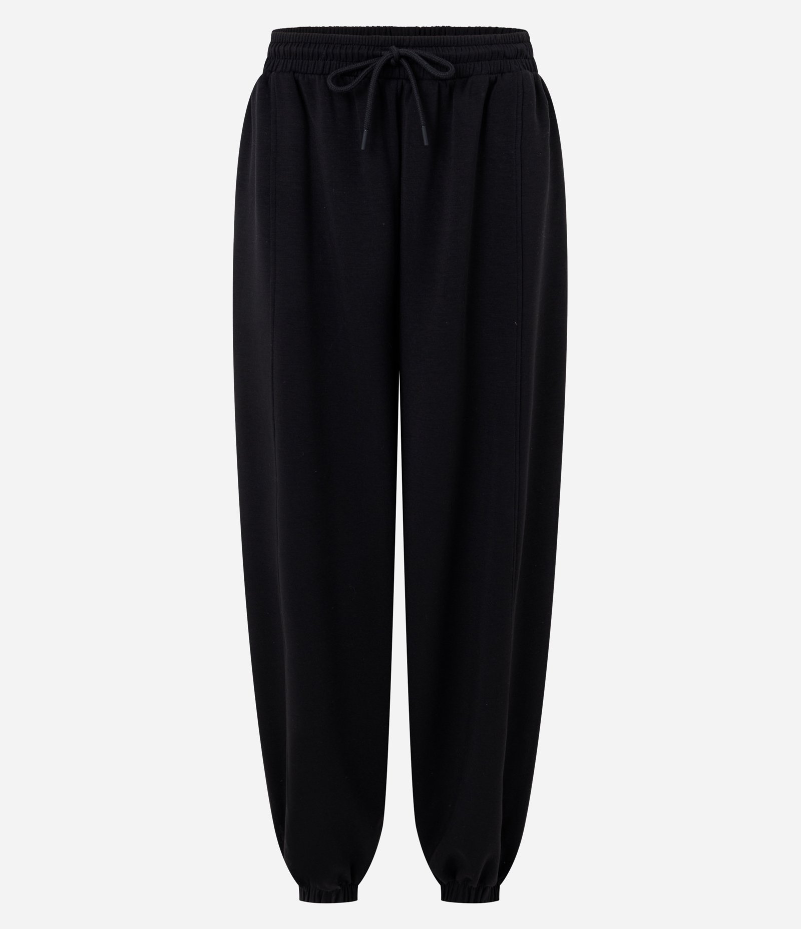 Calça Balloon em Modal com Amarração na Cintura e Bolsos Preto 5