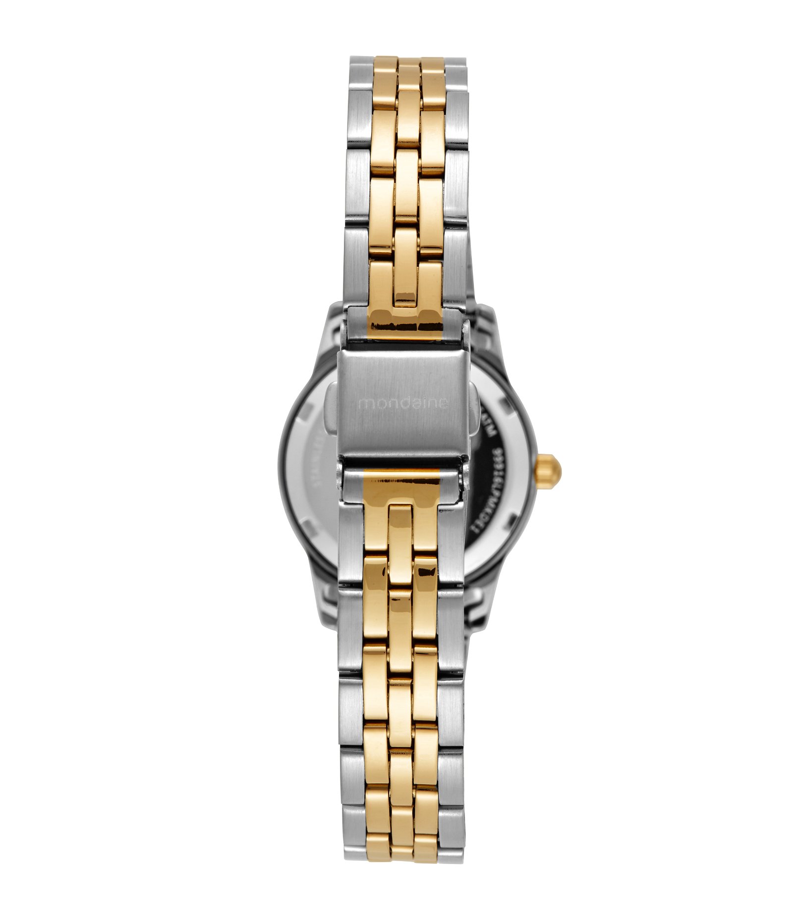 Relógio Analógico Mondaine em Aço 99916LPMKBE3K1 Dourado e Prata 3