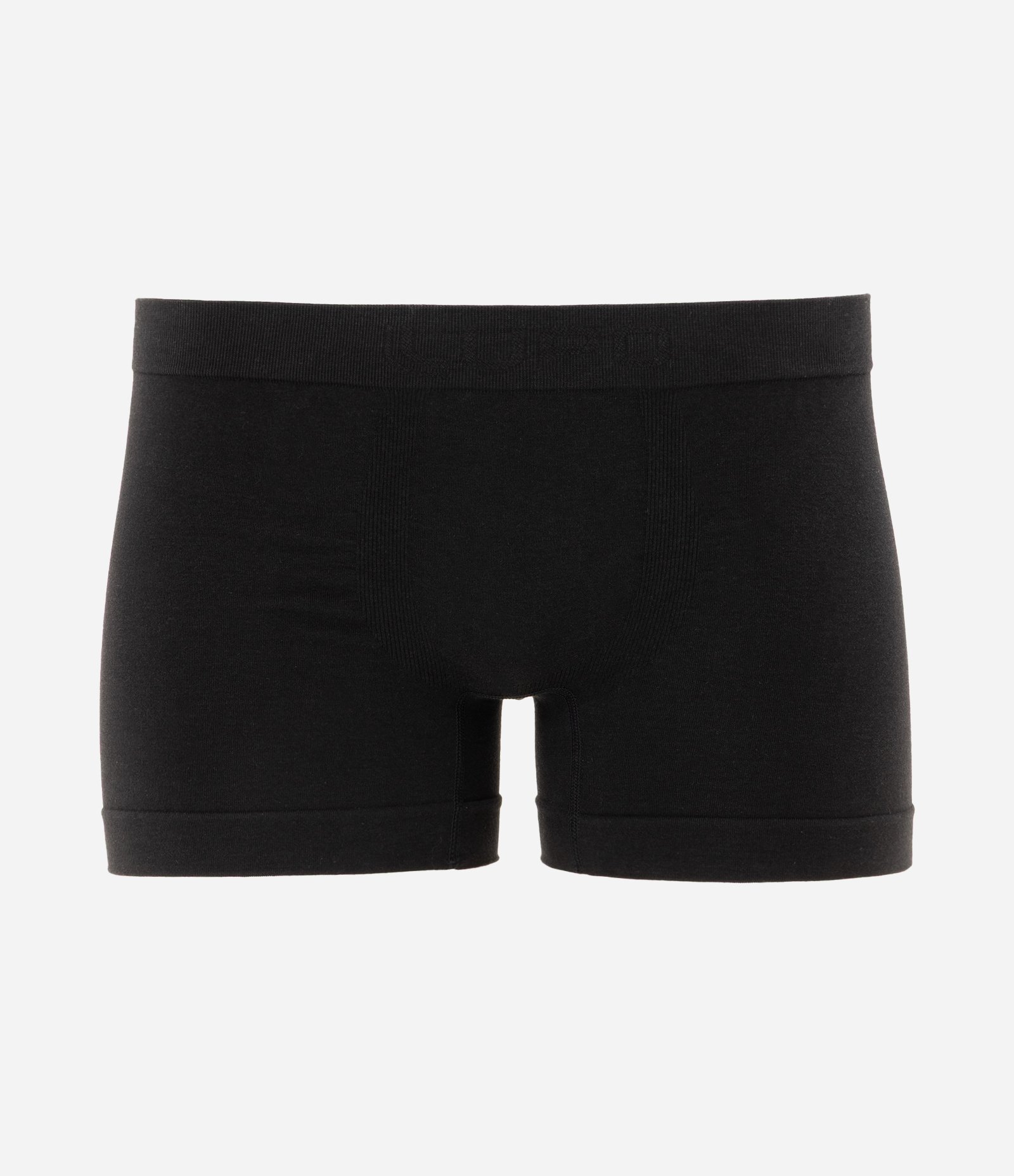 Cueca Boxer Liso Seamless Microfibra Preto 1