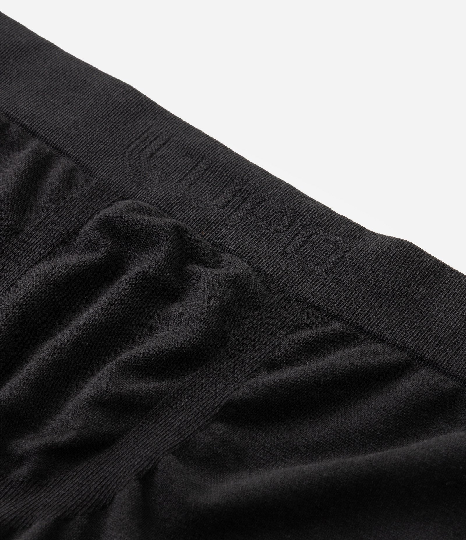 Cueca Boxer Liso Seamless Microfibra Preto 2