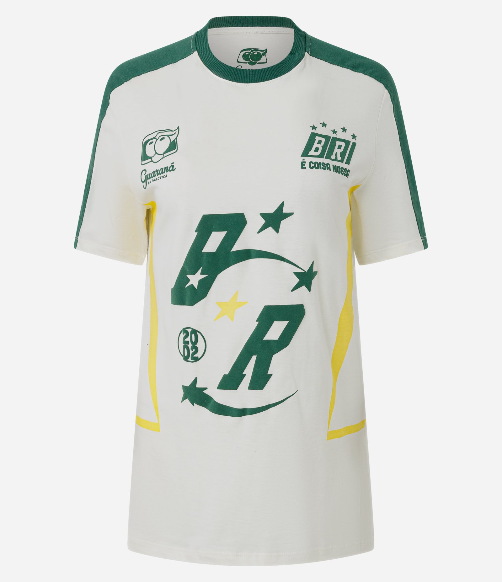 Camiseta em Algodão Estampa Guaraná Puro Sabor Brasil Off White 2