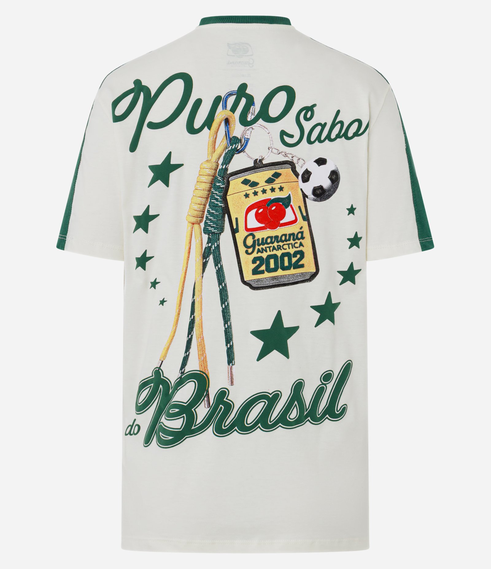Camiseta em Algodão Estampa Guaraná Puro Sabor Brasil Off White 4