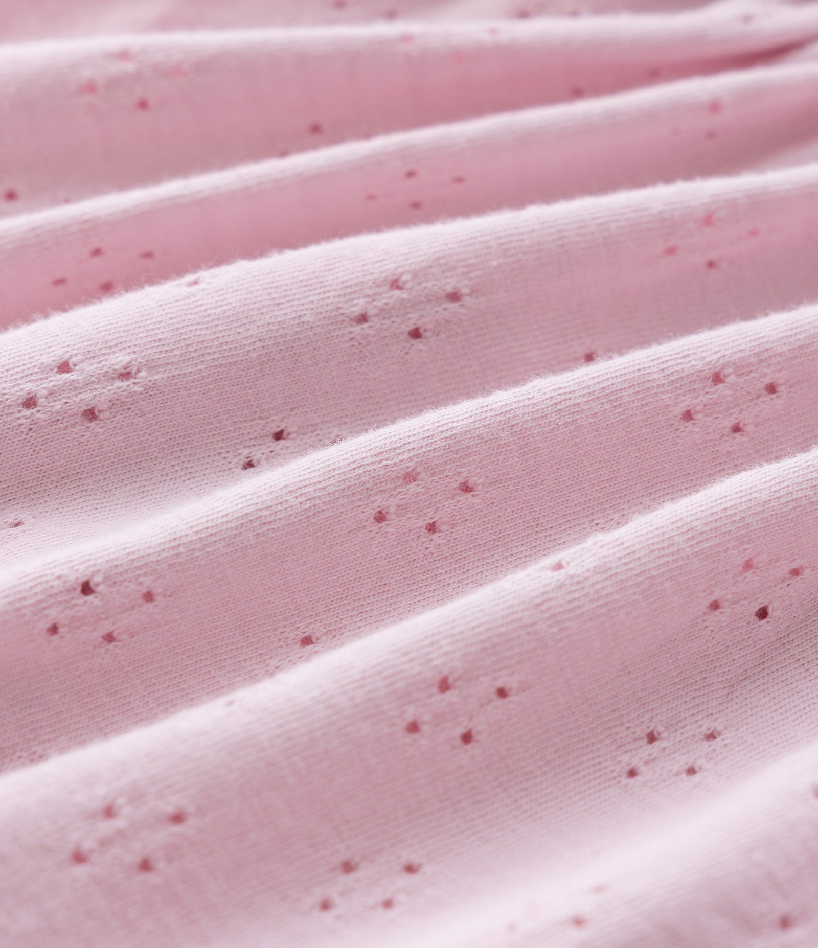 Vestido em Algodão com Laço e Saia em Camadas Bebê - Tam 0 a 18 Meses Rosa 4