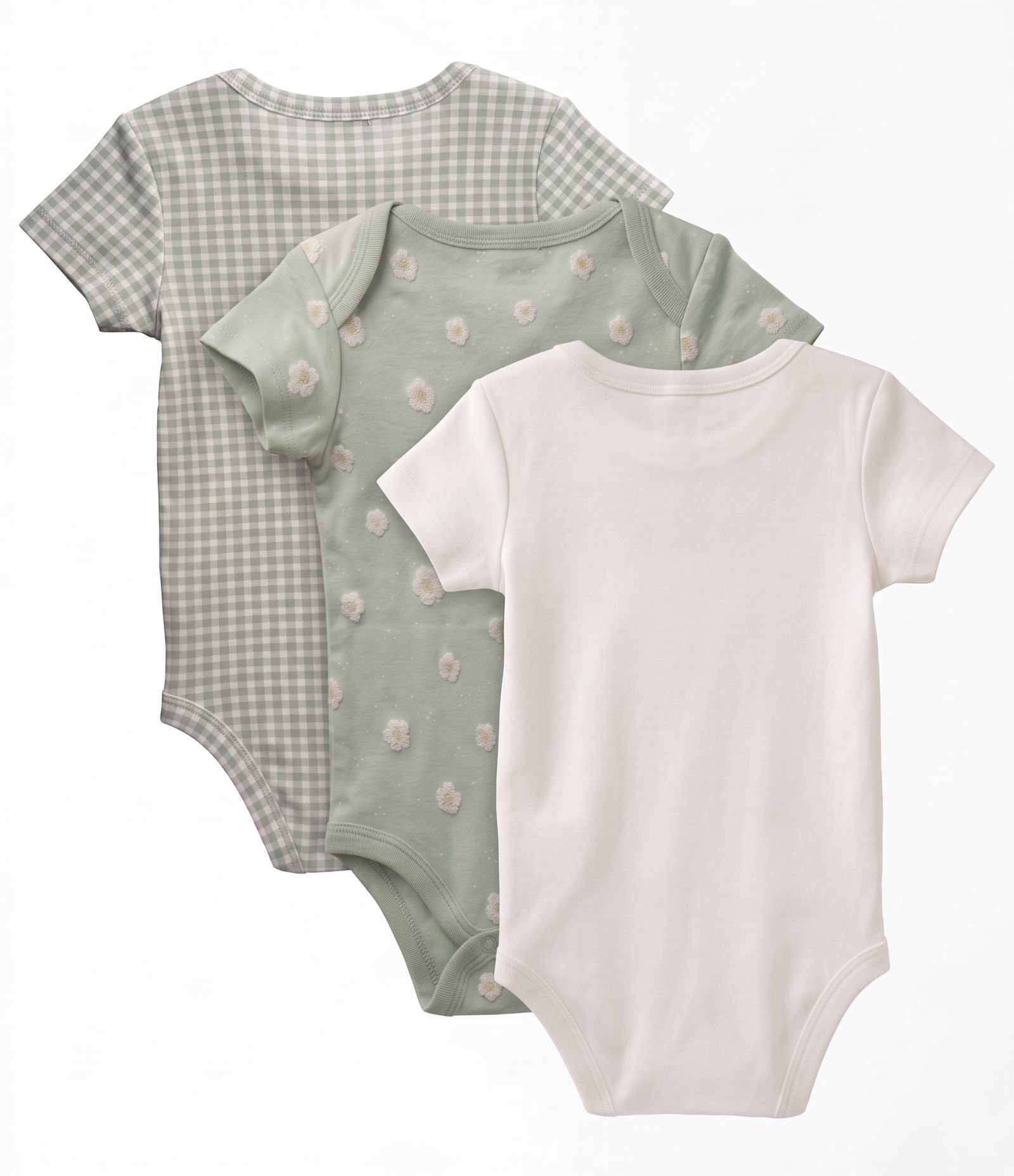 Kit 03 Bodies Infantis com Estampas Diversas - Tam RN a 18 Meses Multicores 5