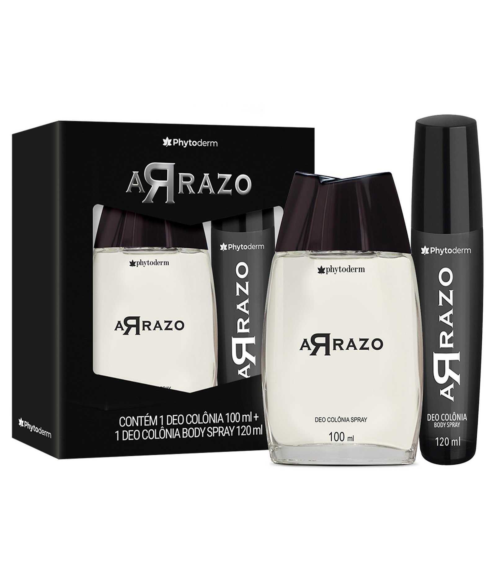 Kit Phytoderm Arrazo Deo Colonia 100ml + Body Spray 120ml KIT 1