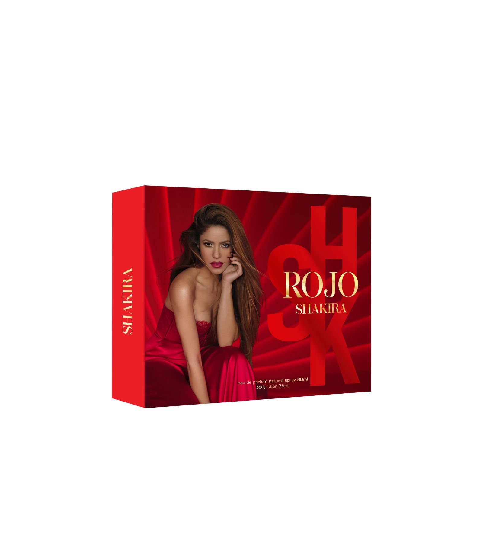 Kit Shakira Rojo EDP 80 ml + Creme corporal 75 ml KIT 2