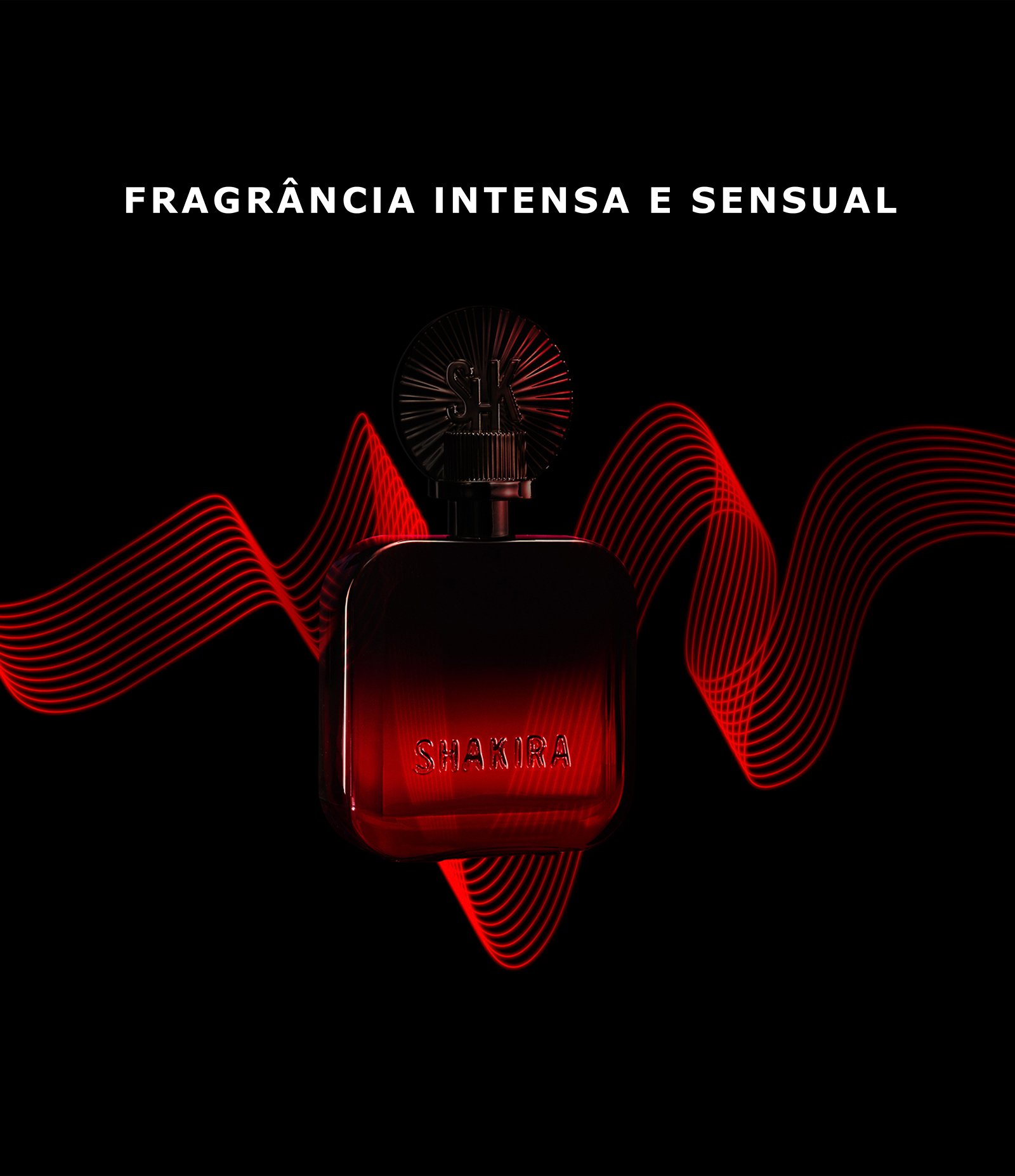 Kit Shakira Rojo EDP 80 ml + Creme corporal 75 ml KIT 4