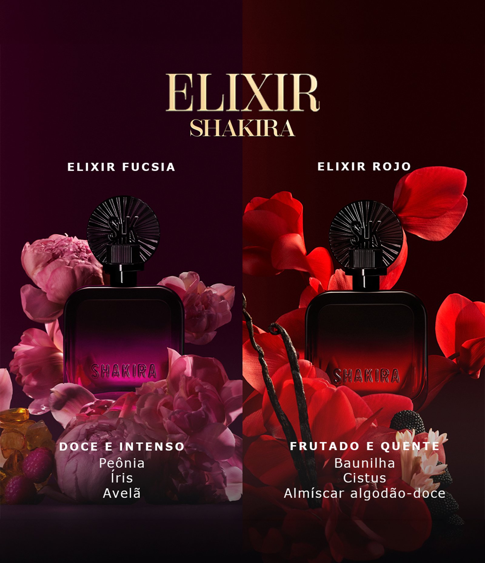 Kit Shakira Rojo EDP 80 ml + Creme corporal 75 ml KIT 6
