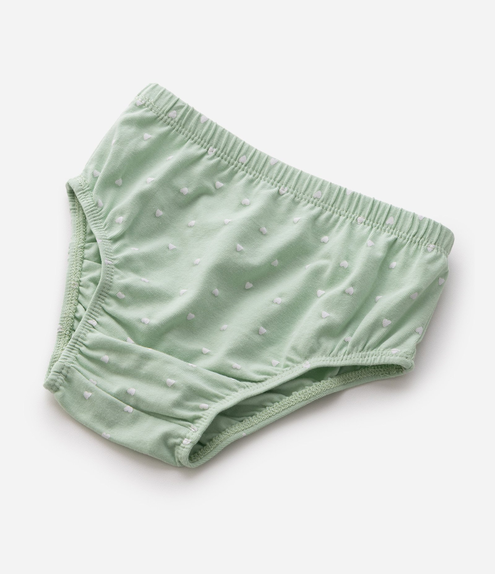 Vestido Bebê em Algodão com Estampa de Borboletas e Calcinha - Tam 0 a 18 Meses Verde 4