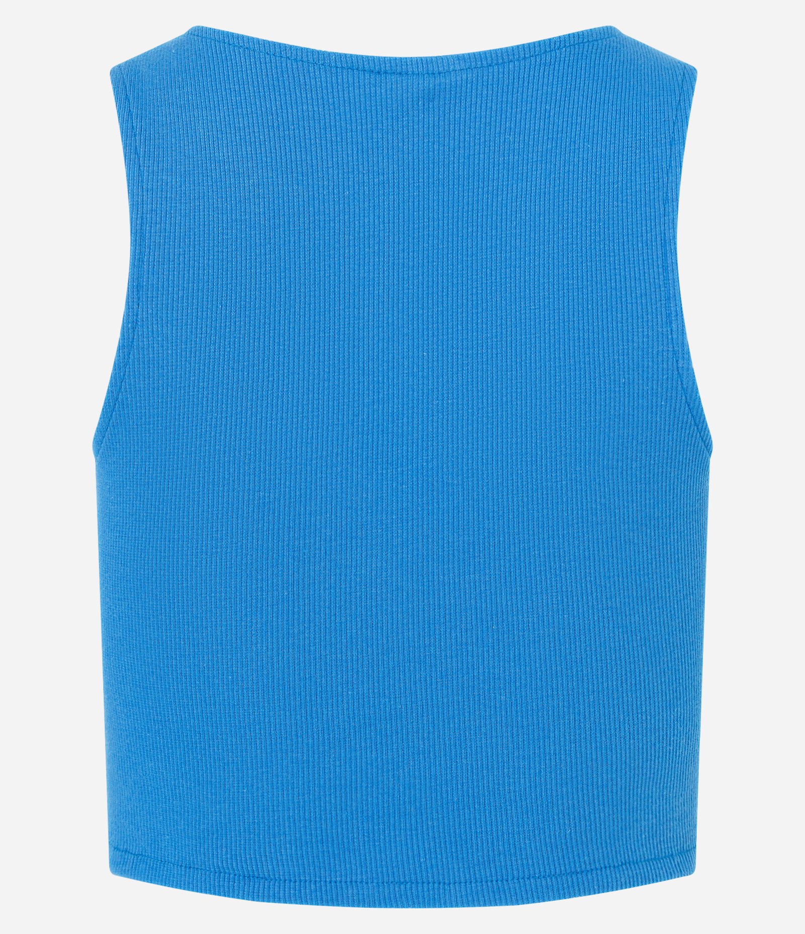 Blusa Cropped sem Manga em Algodão com Textura Canelada Skydiver 3