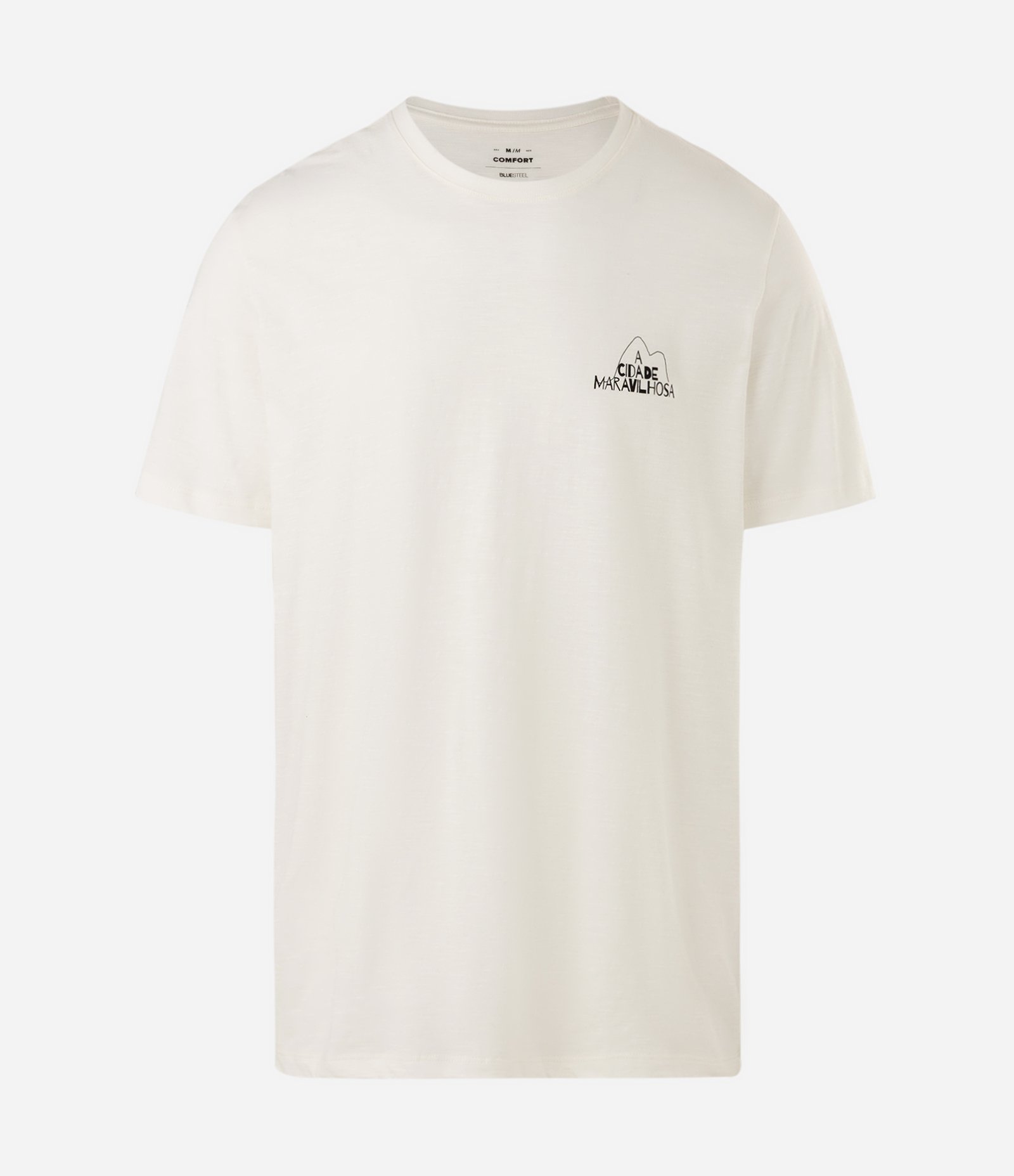 Camiseta Comfort Rio de Janeiro Coqueiro Branco 5