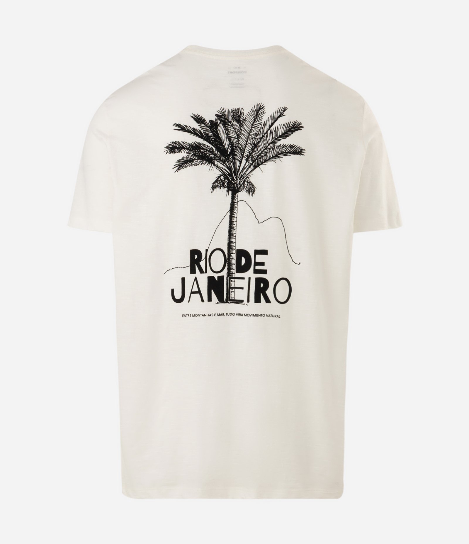 Camiseta Comfort Rio de Janeiro Coqueiro Branco 6
