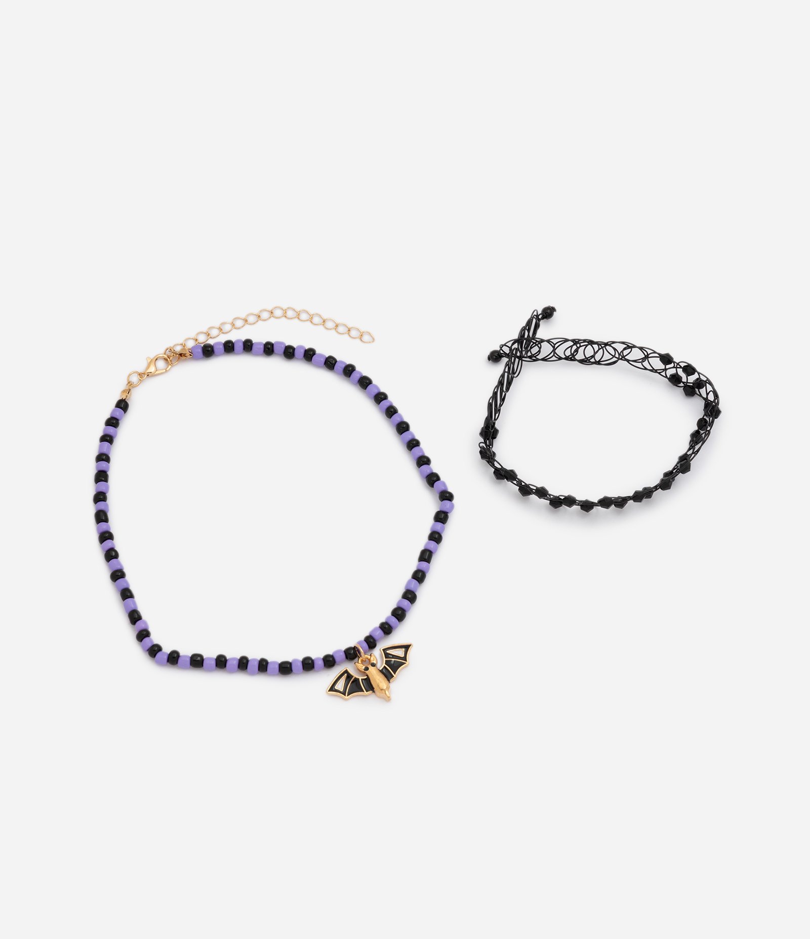 Kit 2x1 Colar Plastico Halloween Infantil Halloween choker com pingente AEO_SS27_OTA_0001 UNICO Multicores 2