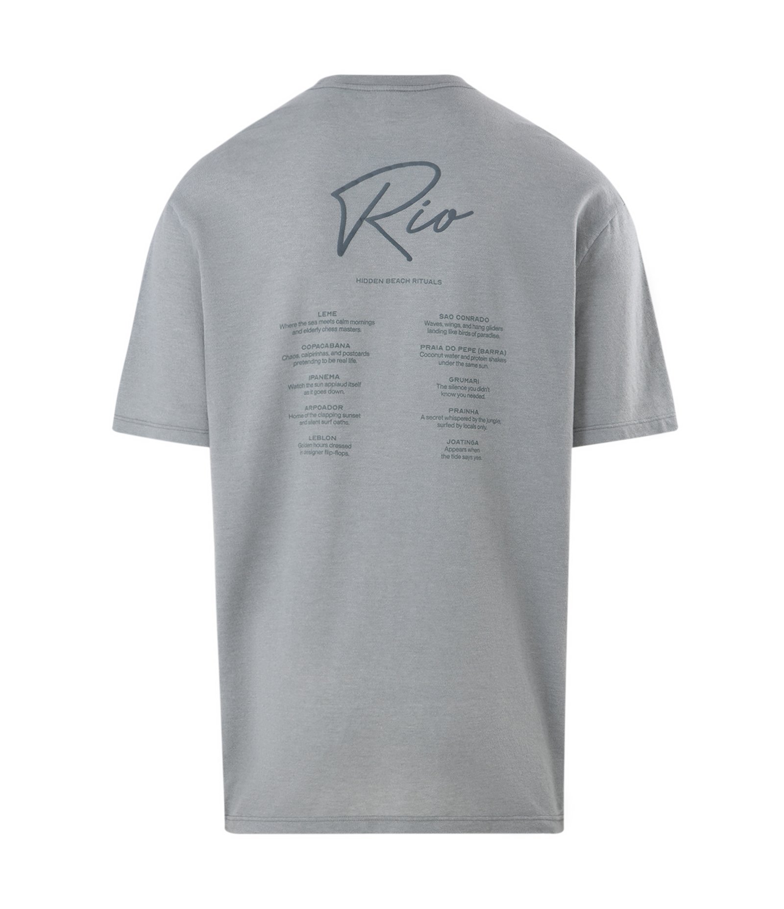 Camiseta Relaxed em Algodão com Lettering em Revelo Rio Cinza 6