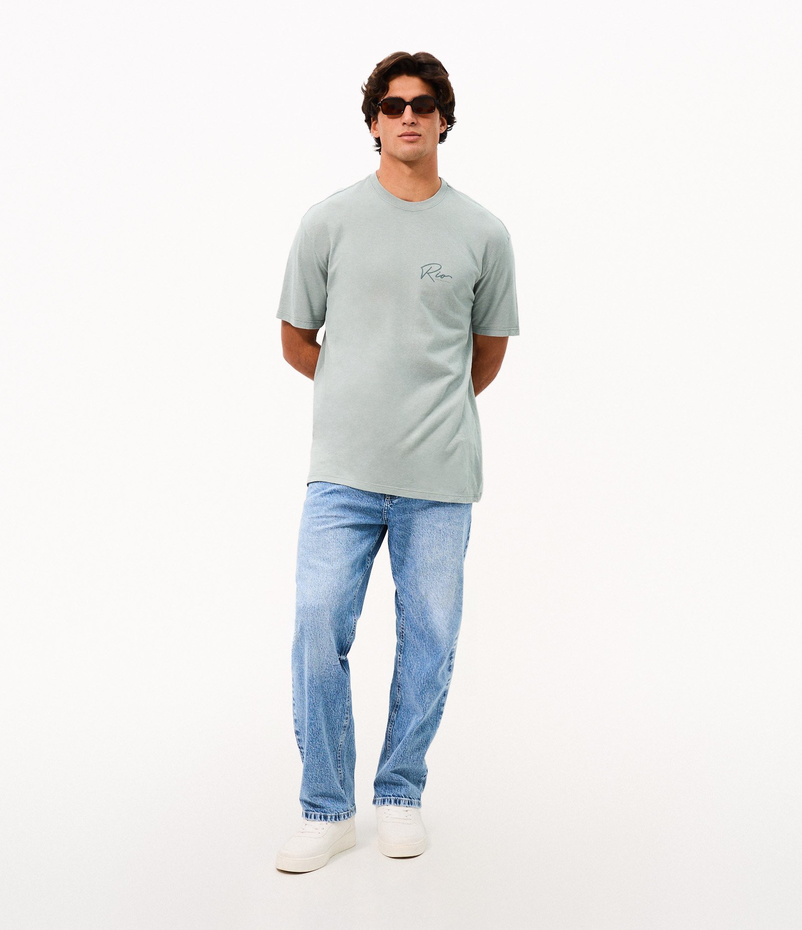 Camiseta Relaxed em Algodão com Lettering em Revelo Rio Cinza 2