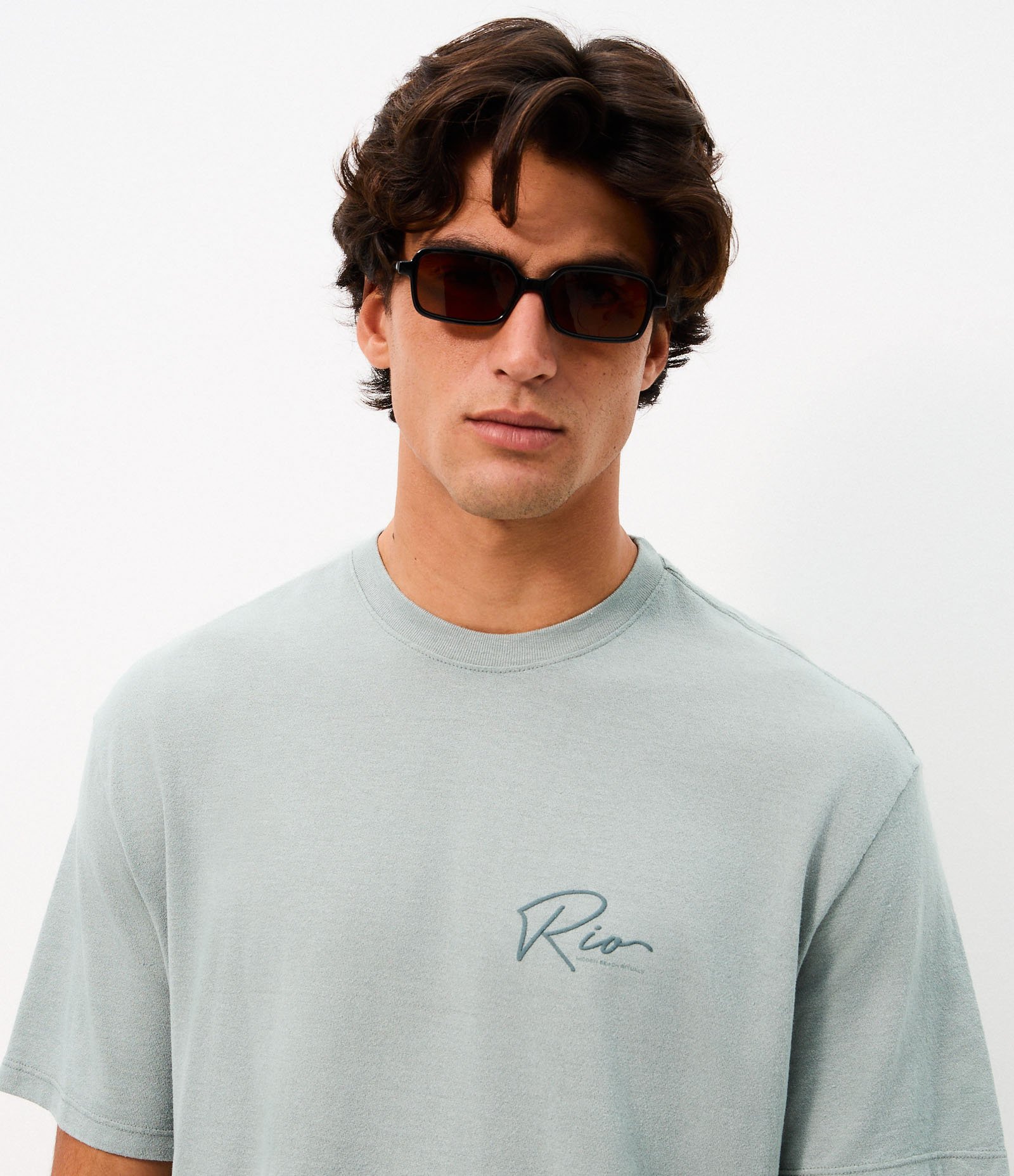 Camiseta Relaxed em Algodão com Lettering em Revelo Rio Cinza 3