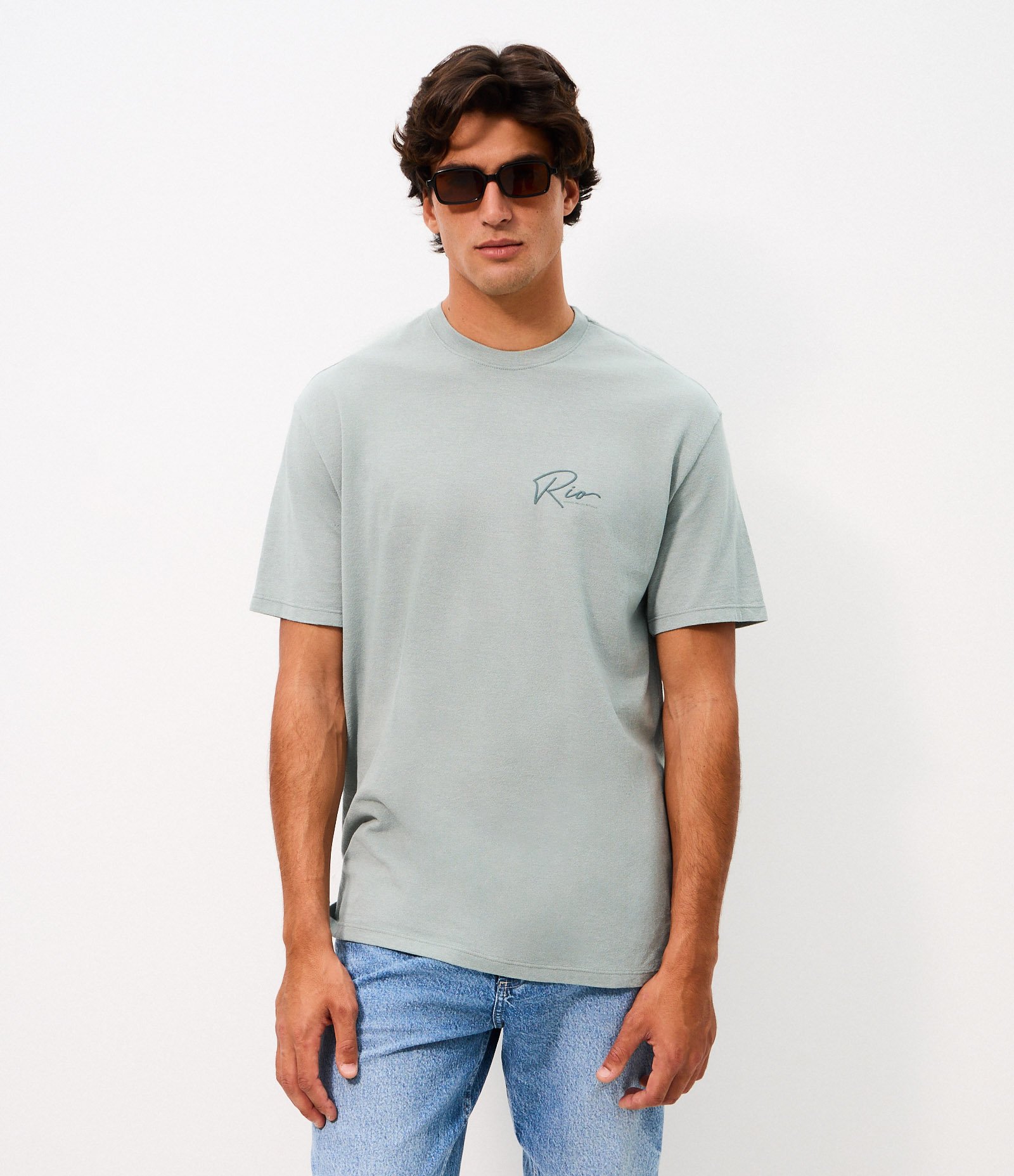 Camiseta Relaxed em Algodão com Lettering em Revelo Rio Cinza 4