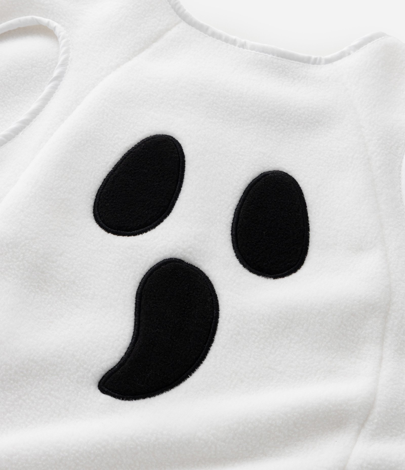 Fantasia Infantil Halloween Fantasminha 3D - Tam Único Branco 5