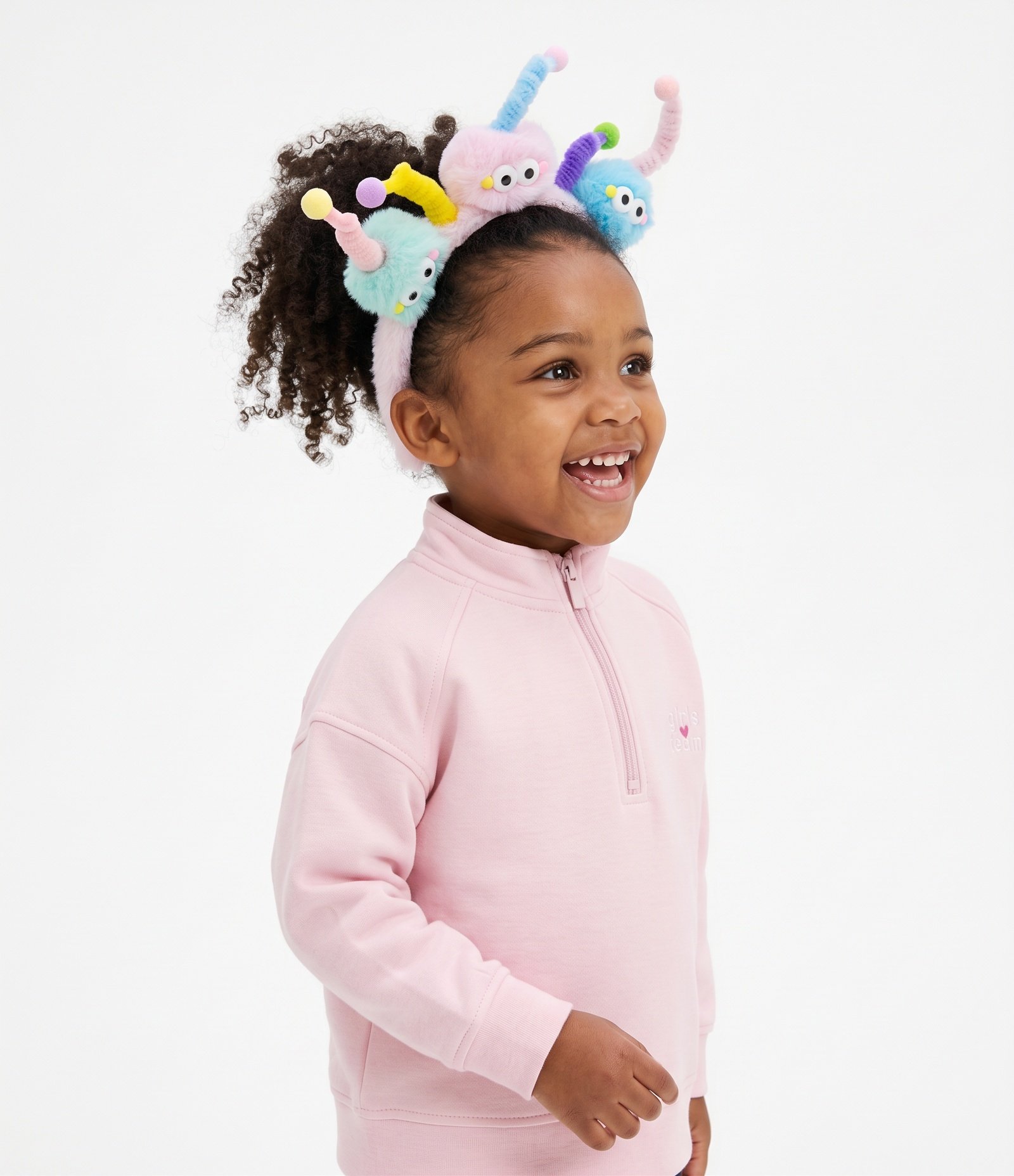 Tiara infantil de Monstrinhos Malucos - Tam Ú´nico Rosa 5