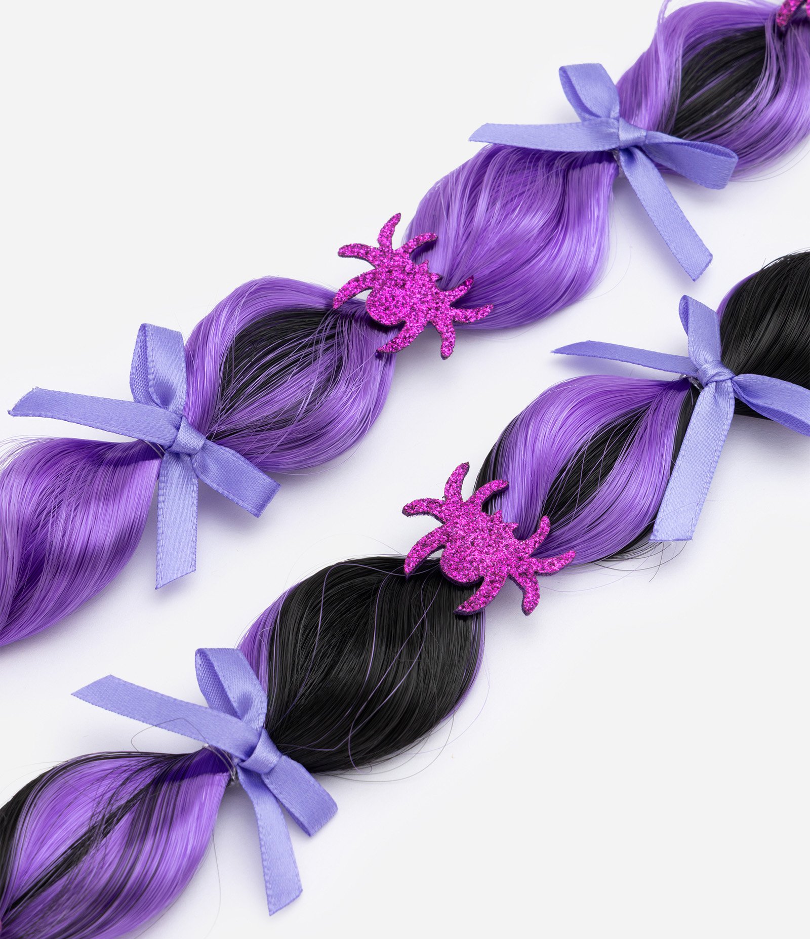 Acessório de Cabelo Infantil Accessories Trança com Aplique de Aranha - Tam Único Multicores 3
