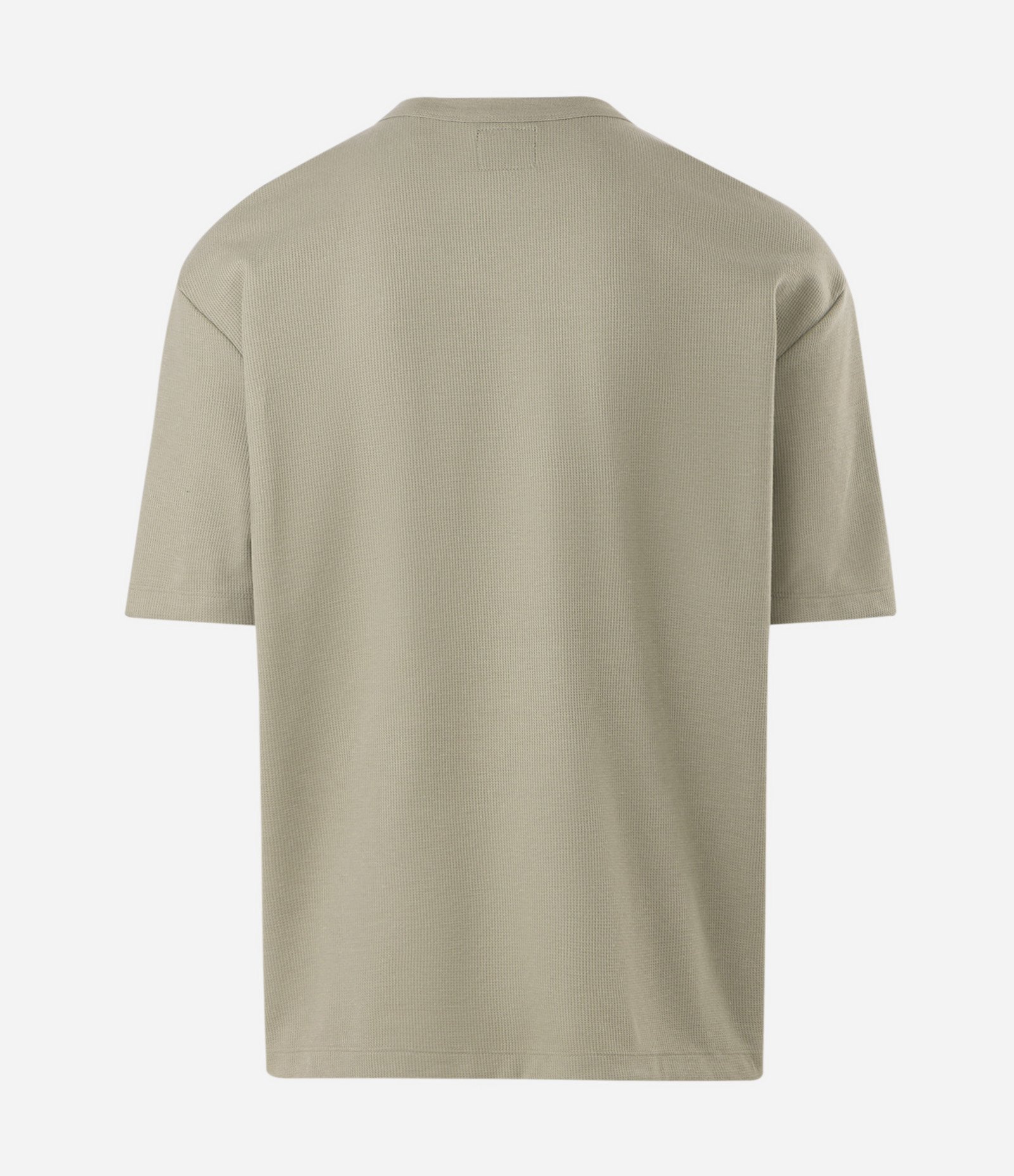 Camiseta Relaxed e Texturizada Mini Waffle Bege 6