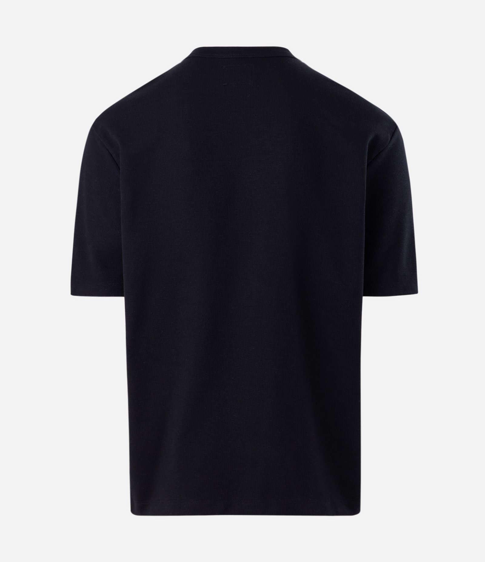 Camiseta Relaxed e Texturizada Mini Waffle Preto 2