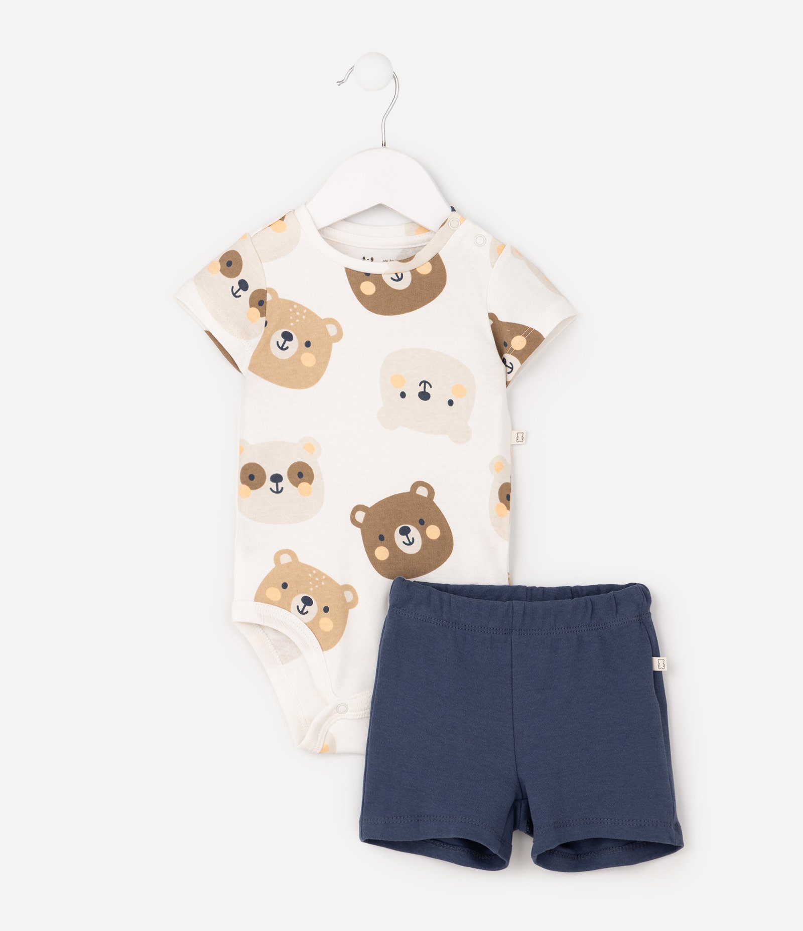 Conjunto Infantil Teddy Boom Body - Tam RN - 18 Meses Branco 4