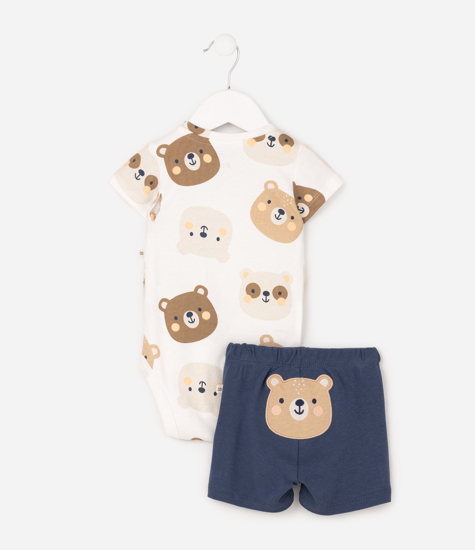Conjunto Infantil Teddy Boom Body - Tam RN - 18 Meses Branco 5