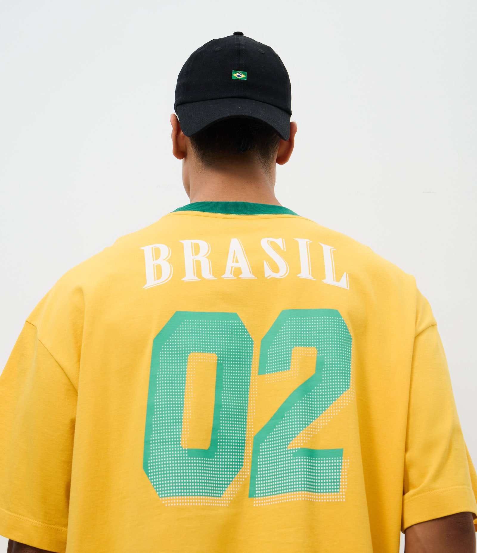 Boné Sarja com Bandeira do Brasil Bordada Preto 7