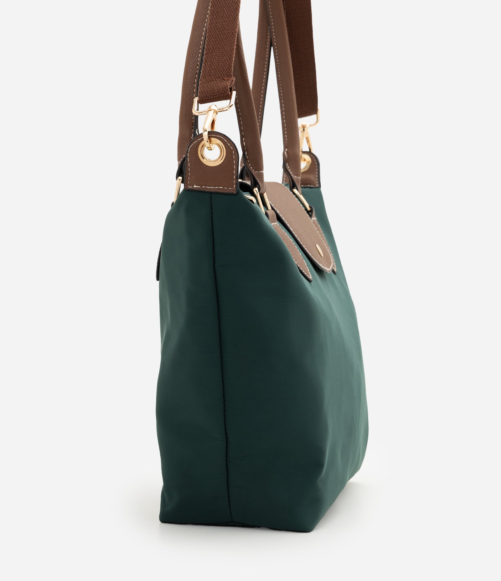 Bolsa Média com Lapela e Alça Removível Verde 2
