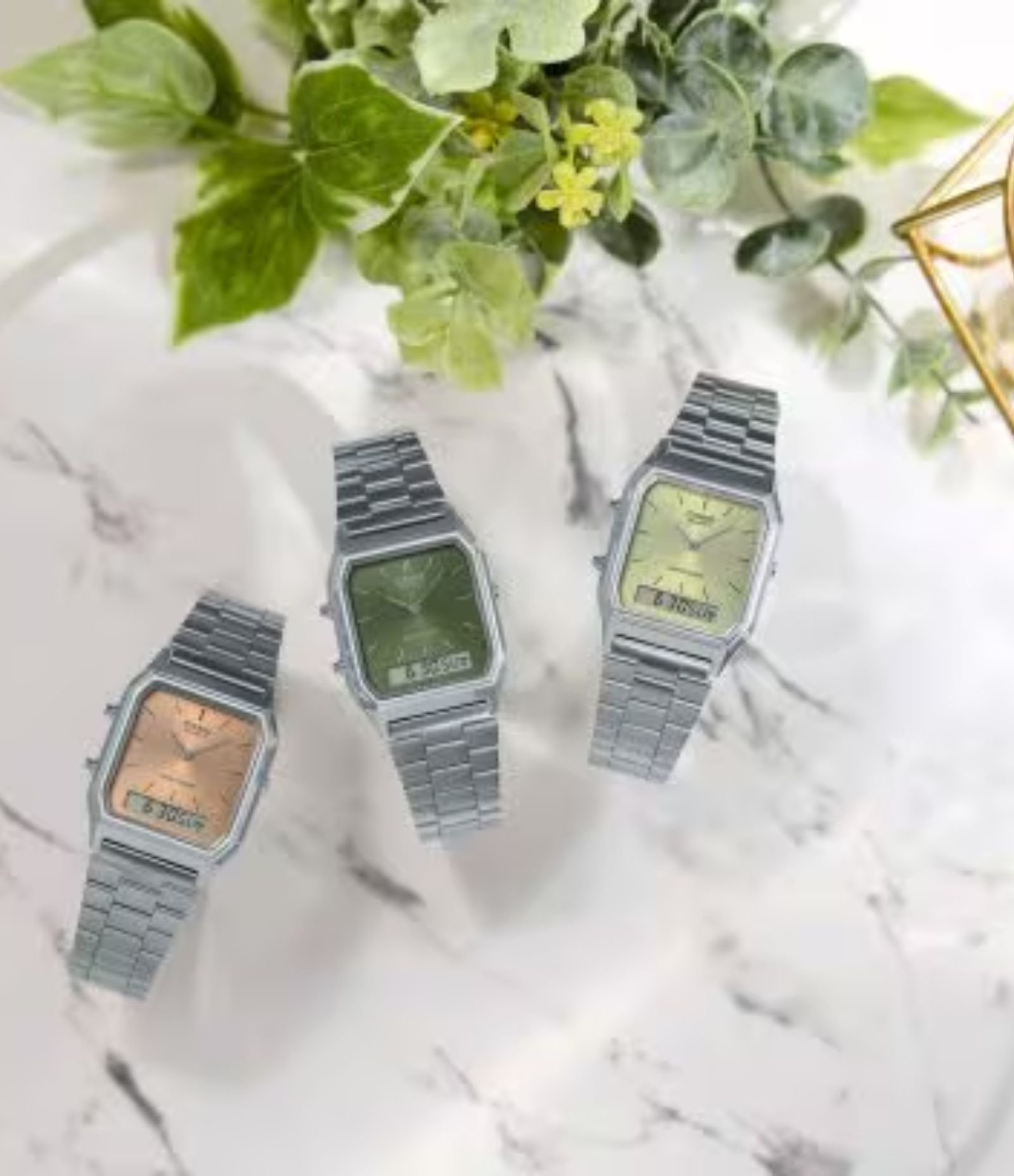 Relógio Anadigi Casio Em Aço AQ 230A 9AMQYDF Prata 3