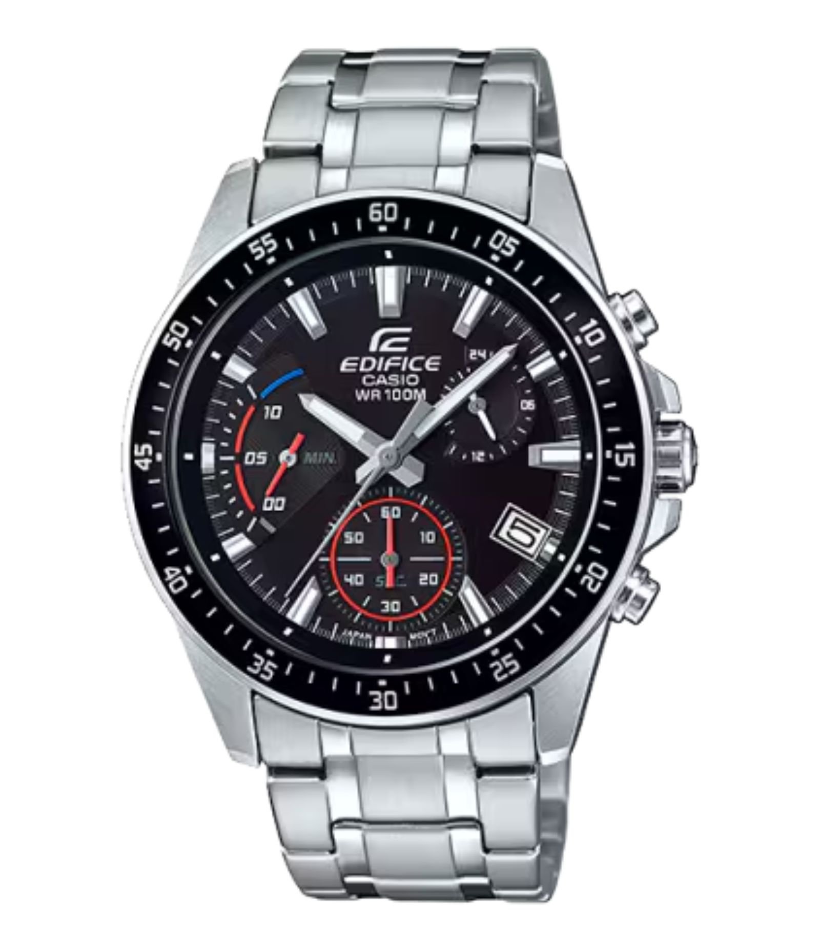 Relógio Analógico Casio Em Aço EFV 540D 1AVUDF Prata 1
