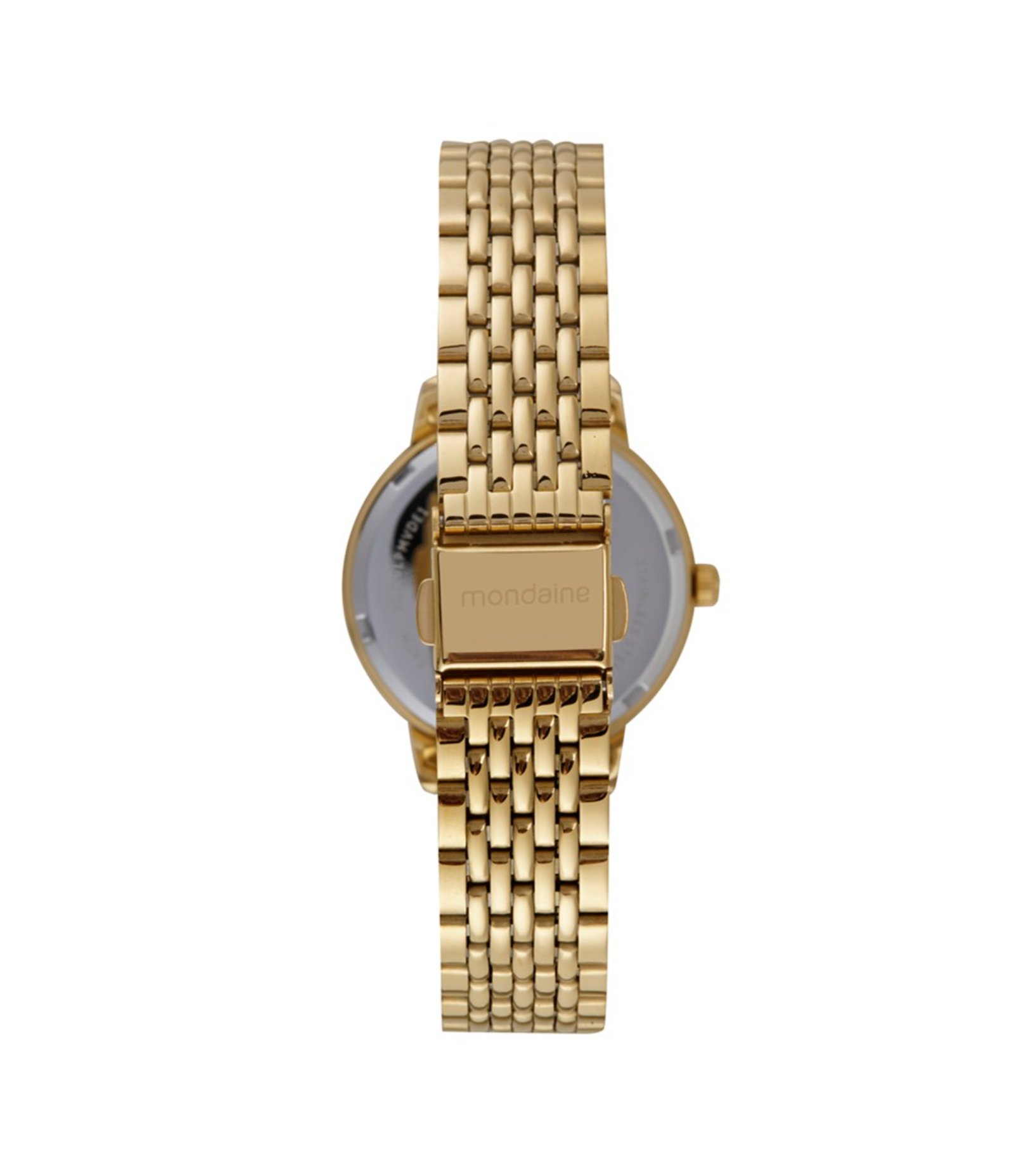 Relógio Mondaine Analógico Em Aço 32700LPMVDE2KA Dourado 3
